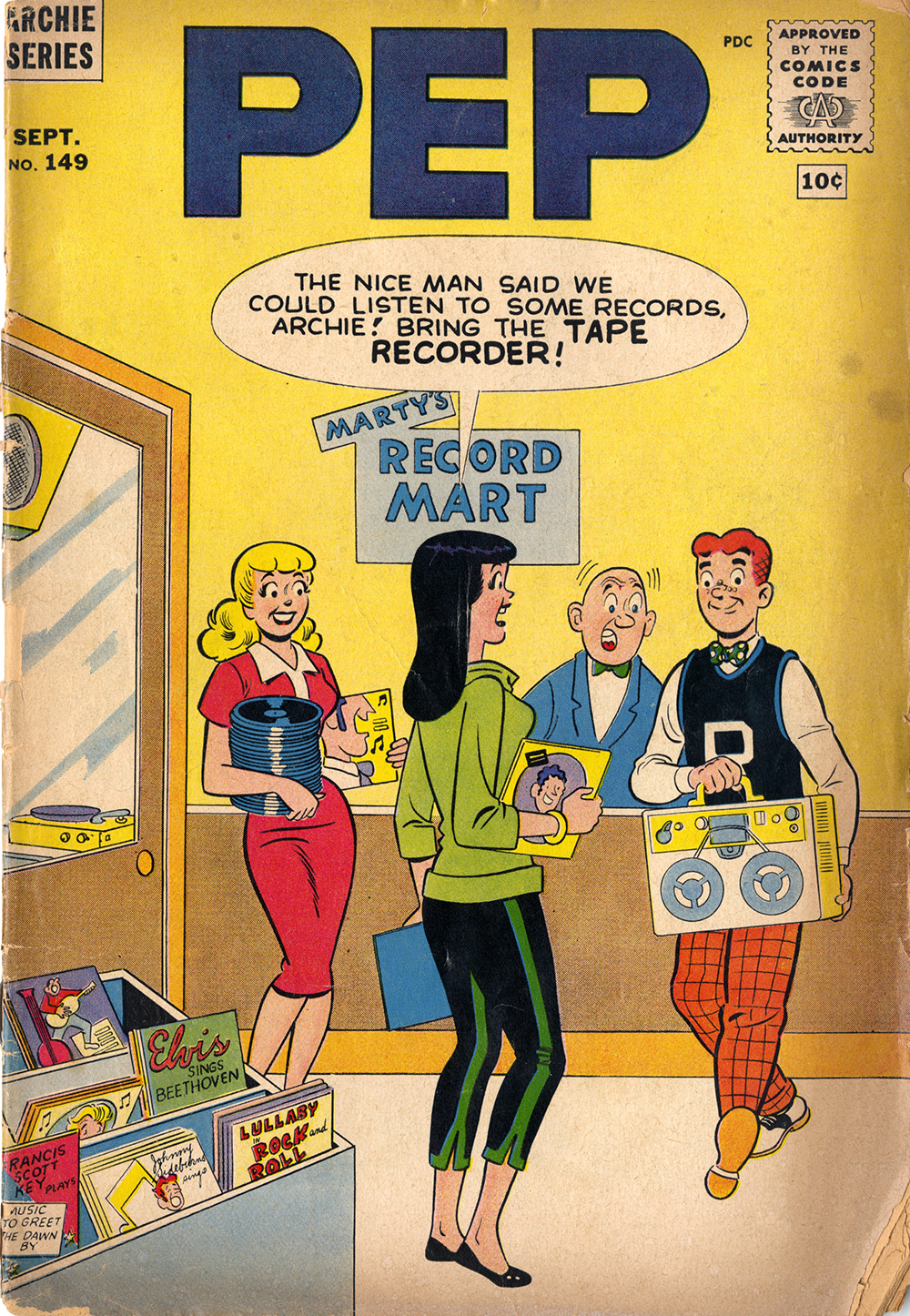 Read online Pep Comics comic -  Issue #149 - 1
