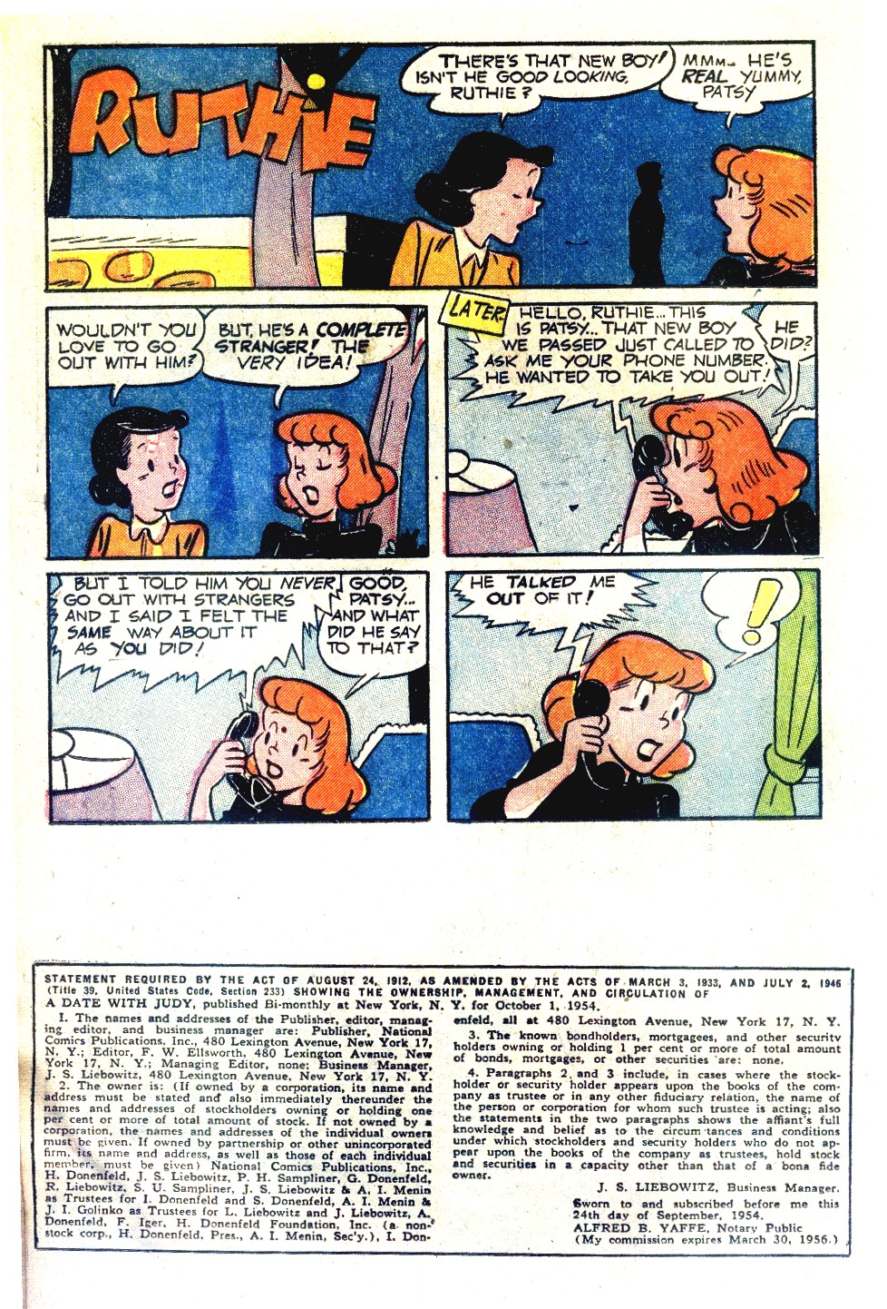 Read online A Date with Judy comic -  Issue #45 - 26