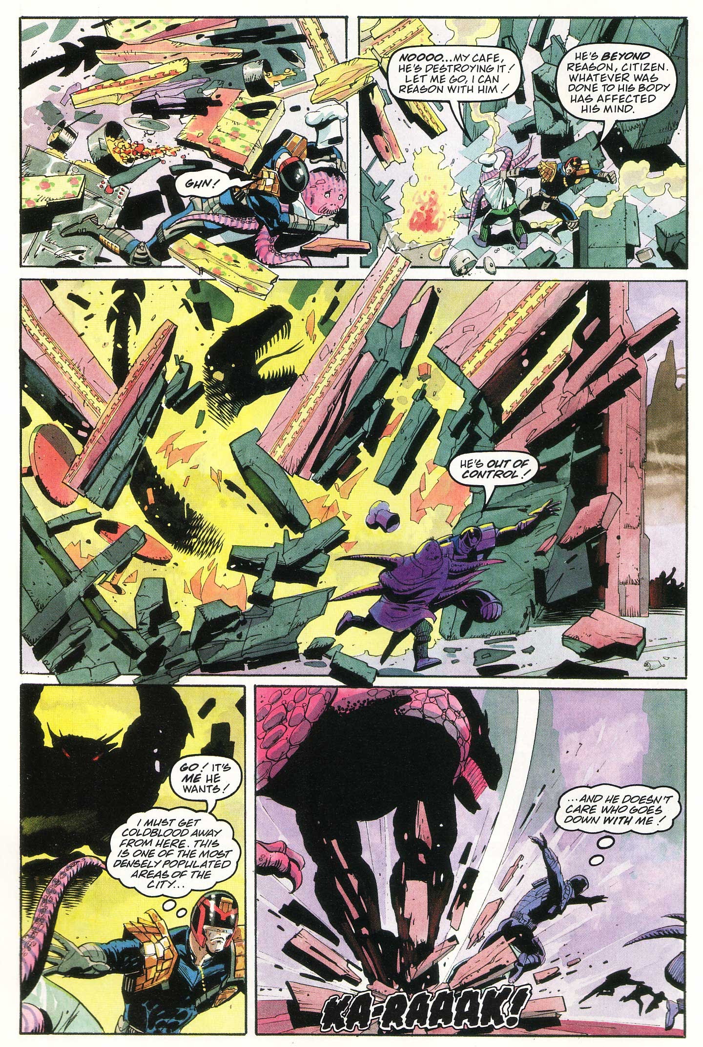 Read online Judge Dredd Lawman of the Future comic -  Issue #12 - 9