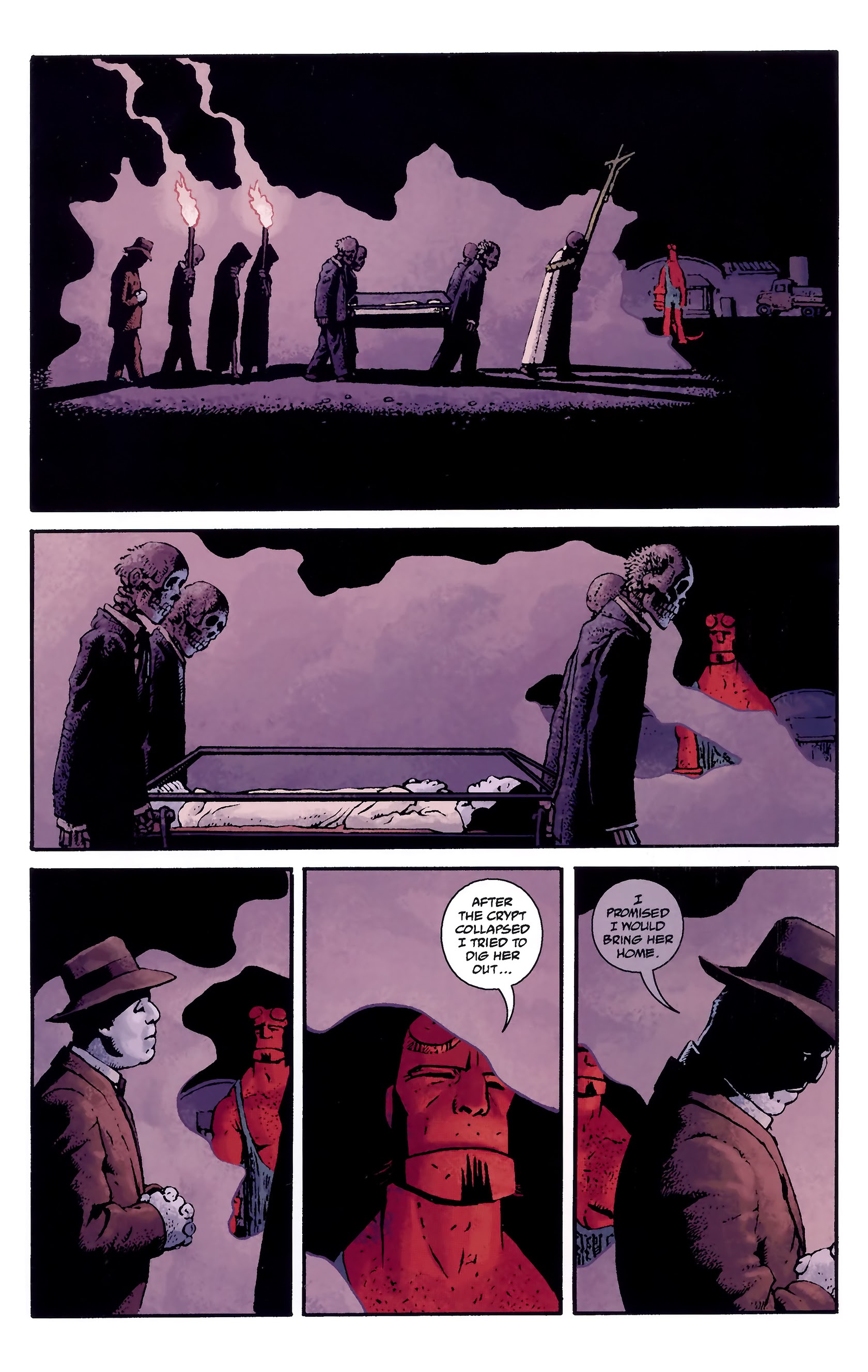 Read online Hellboy: House of the Living Dead comic -  Issue # TPB - 56