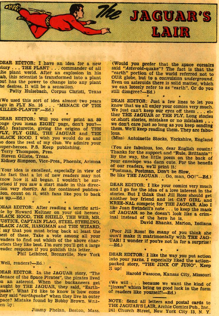 Read online Adventures of the Jaguar comic -  Issue #13 - 26