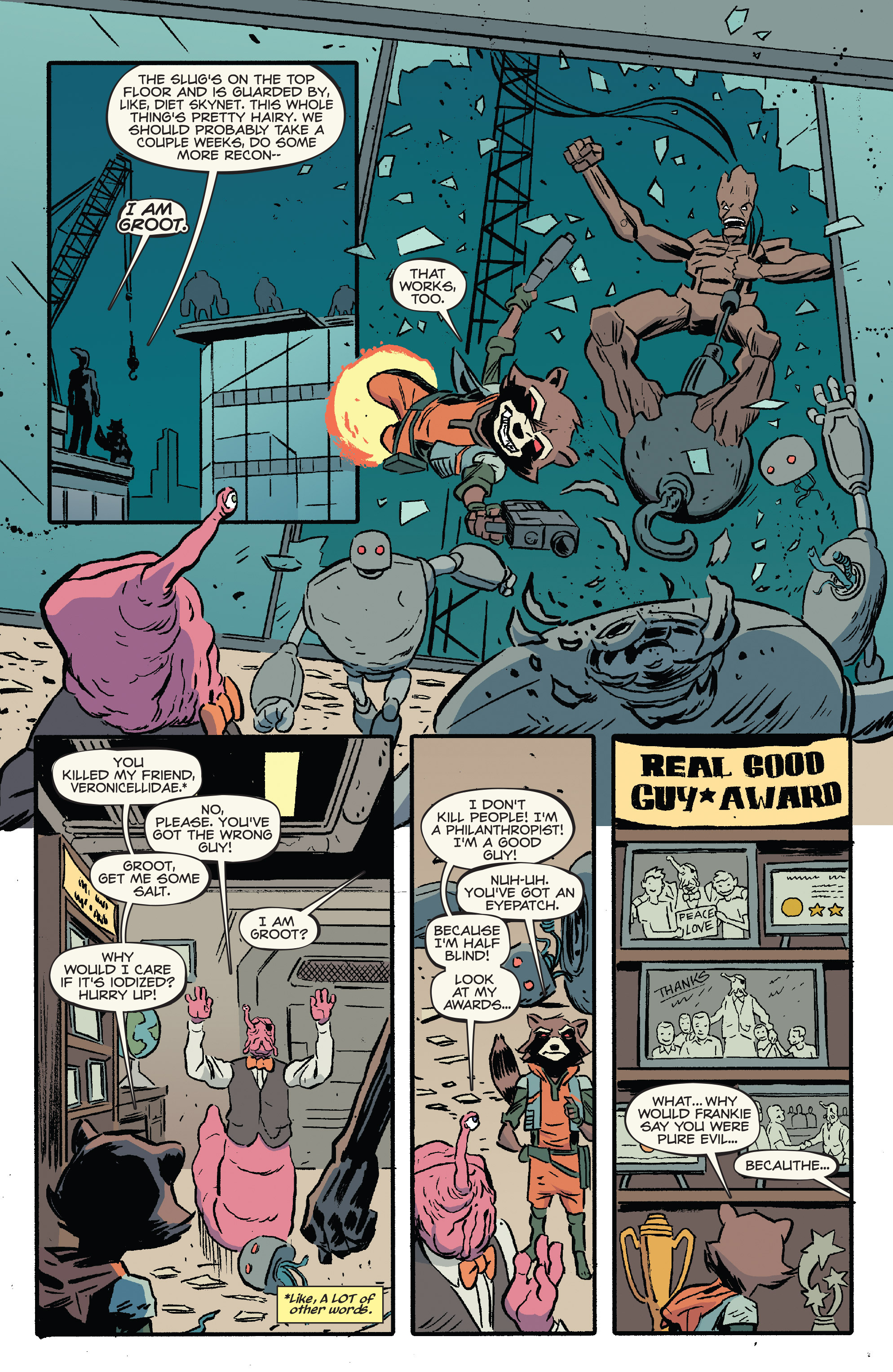 Read online Rocket Raccoon & Groot comic -  Issue #7 - 17