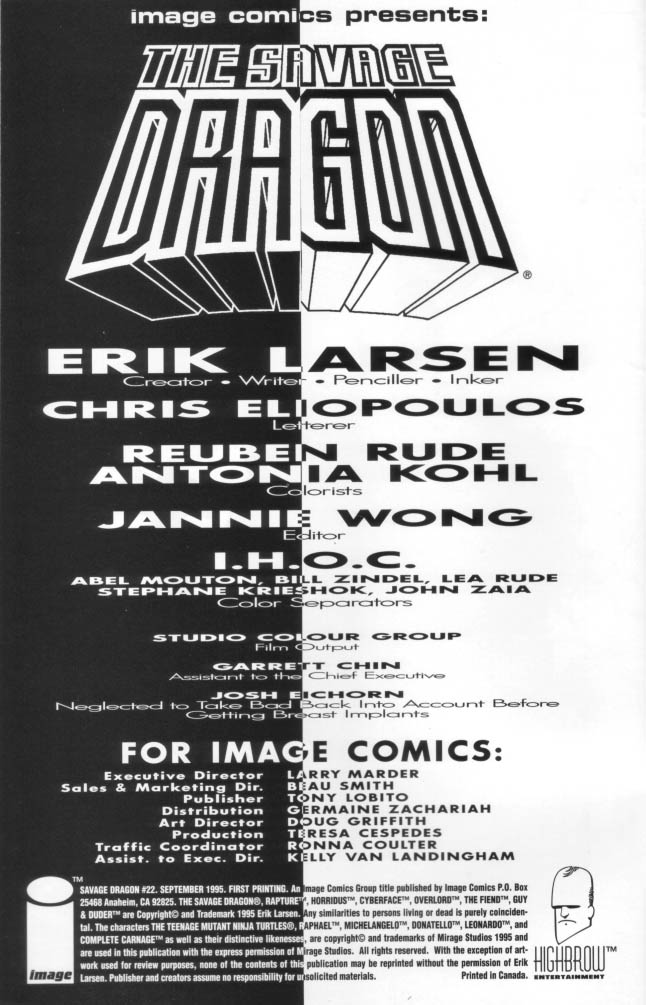 The Savage Dragon (1993) Issue #22 #25 - English 3