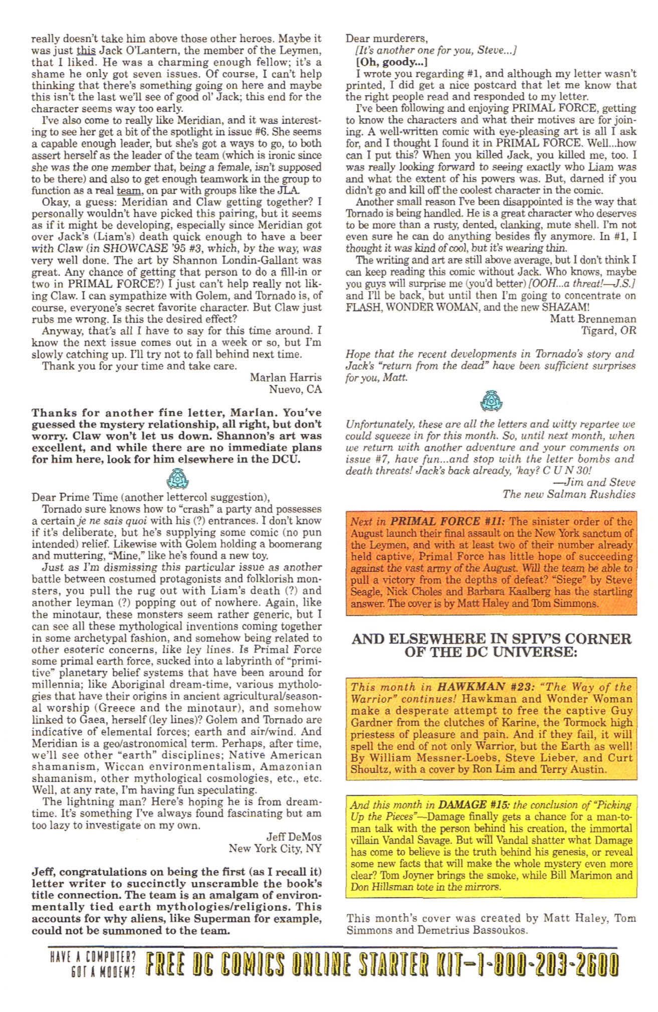 Read online Primal Force comic -  Issue #10 - 34