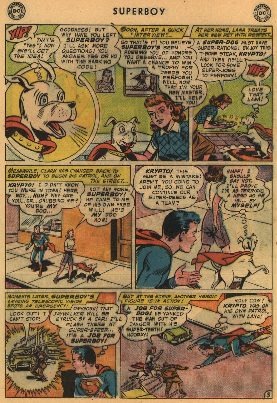 Read online Superboy (1949) comic -  Issue #64 - 23