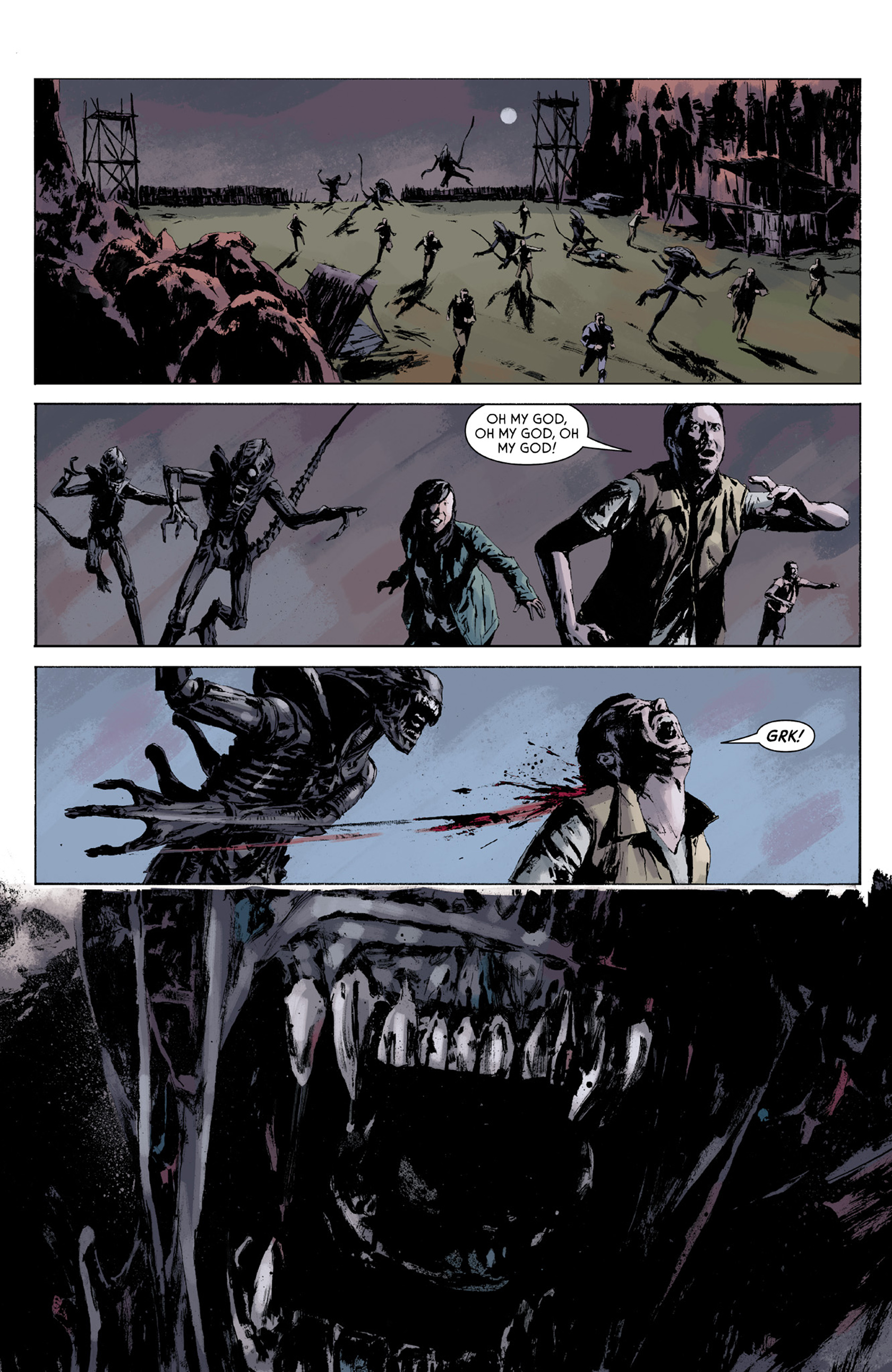 Read online Aliens: Fire and Stone comic -  Issue #3 - 22