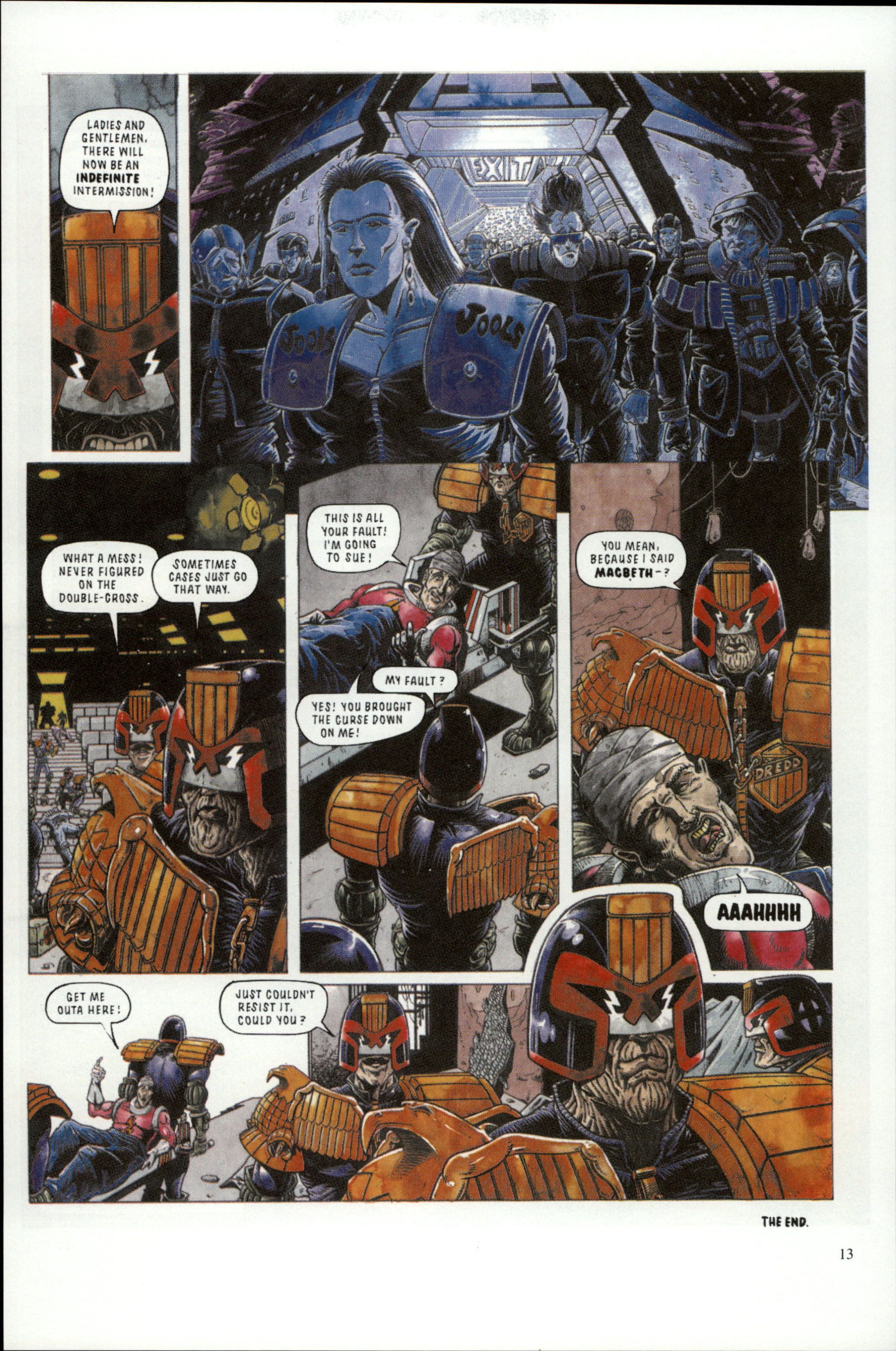 Read online Dredd Rules! comic -  Issue #13 - 15
