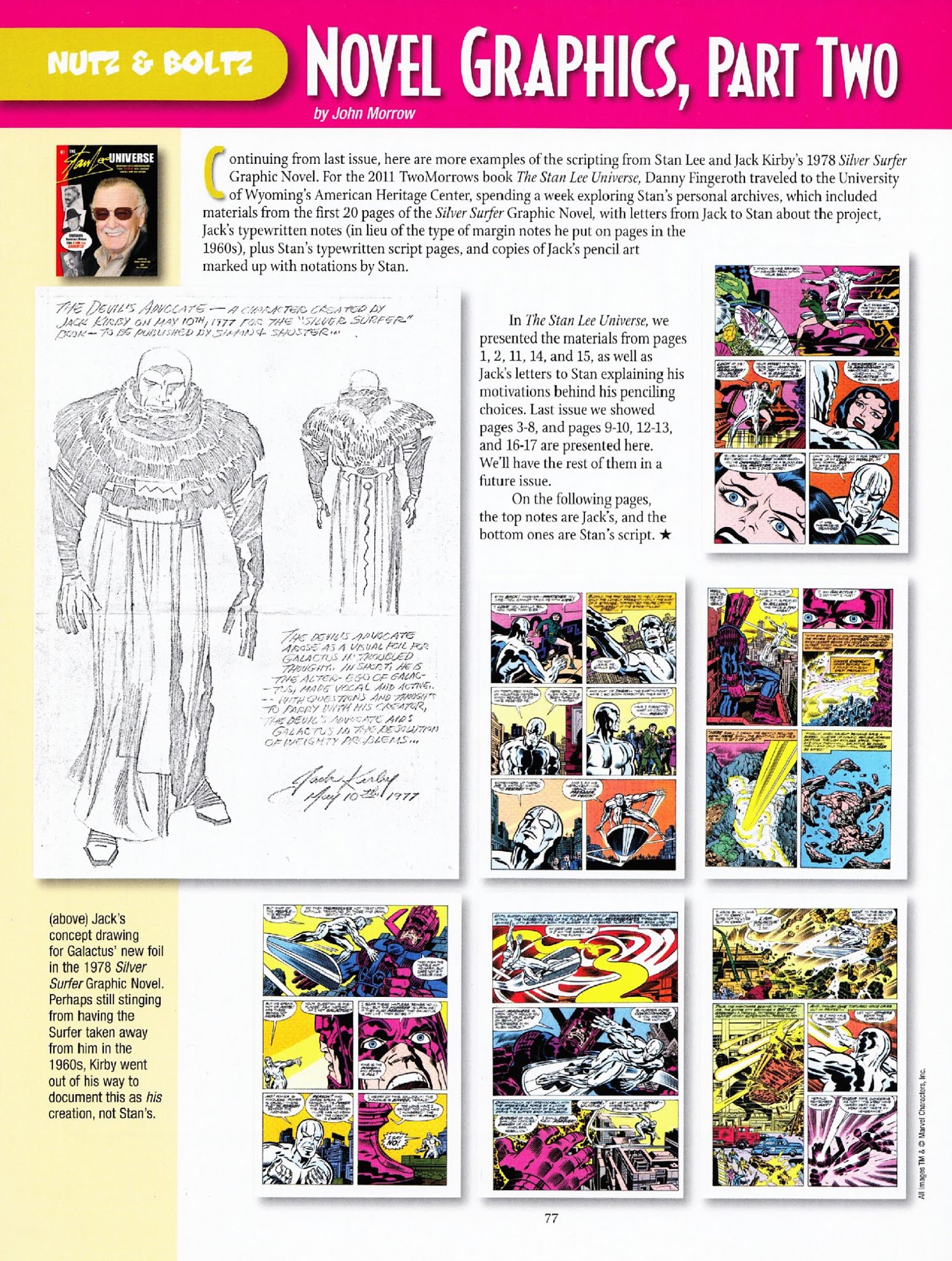 Read online The Jack Kirby Collector comic -  Issue #61 - 76