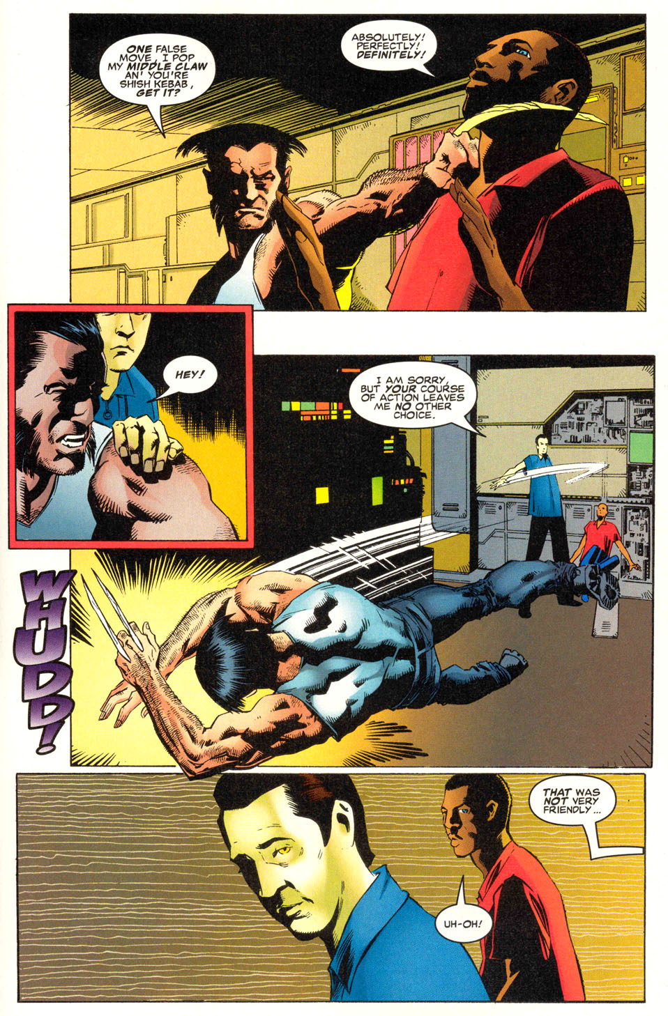 Read online Star Trek: The Next Generation/X-Men: Second Contact comic -  Issue # Full - 15