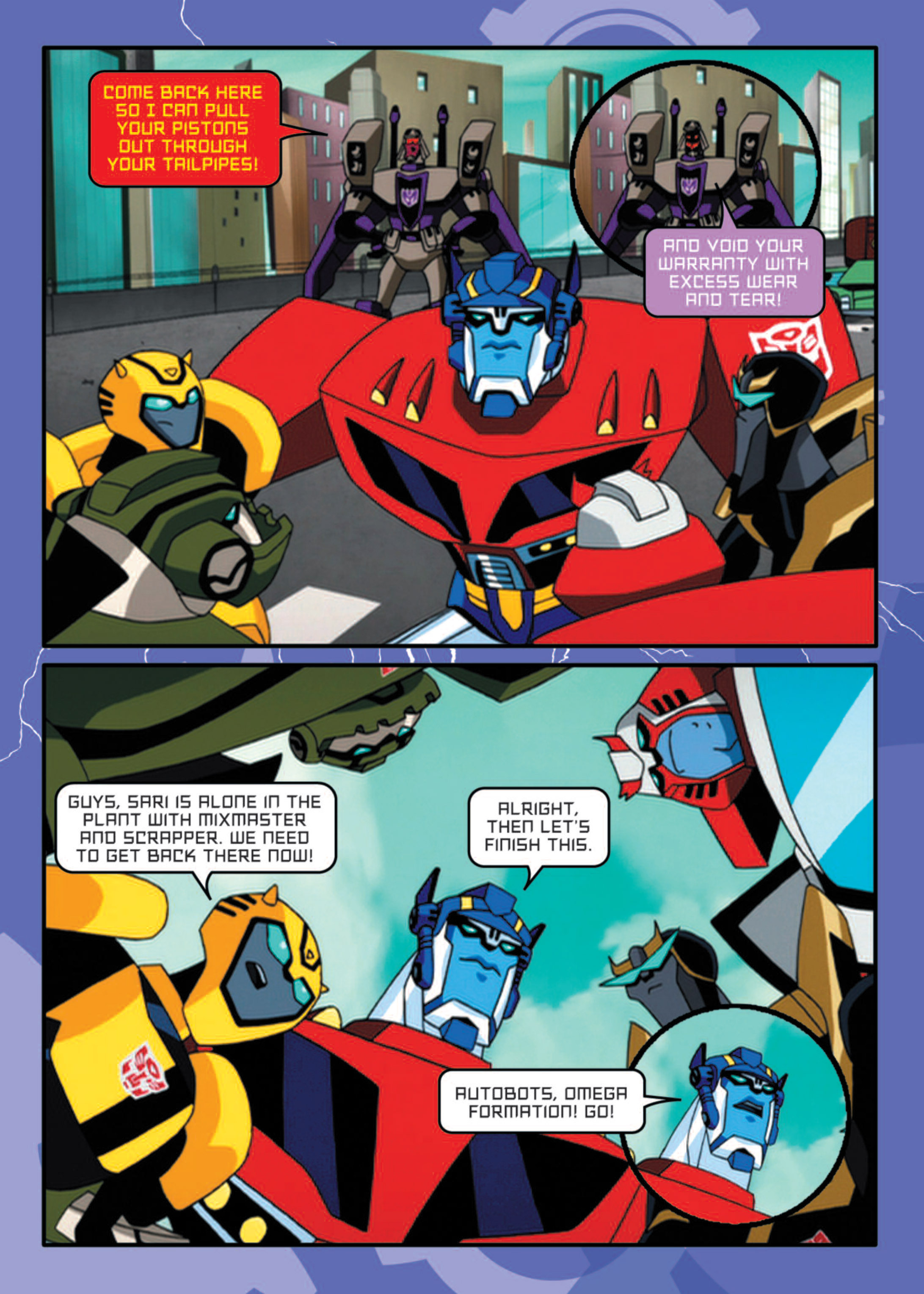 Read online Transformers Animated comic -  Issue #12 - 104