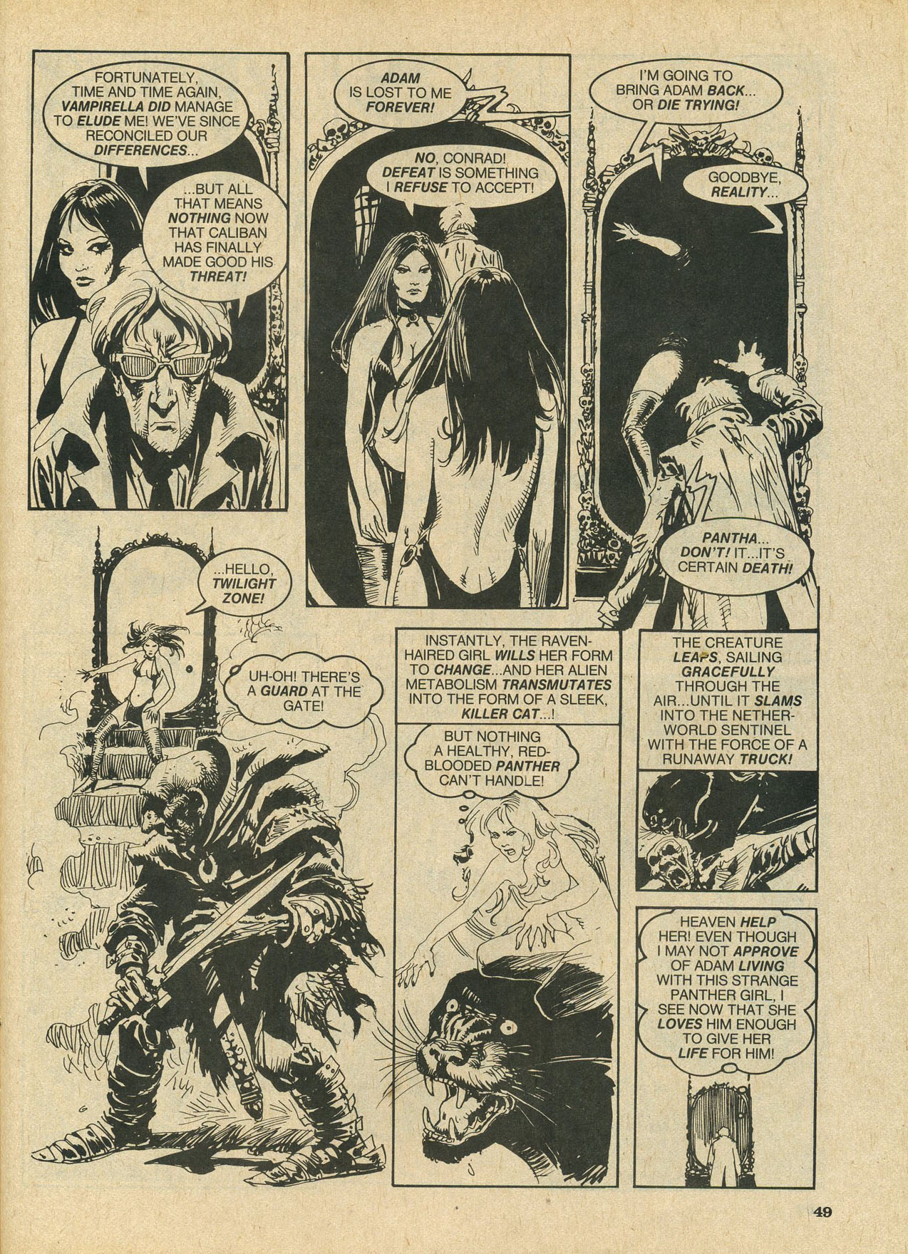 Read online Vampirella (1969) comic -  Issue #95 - 49