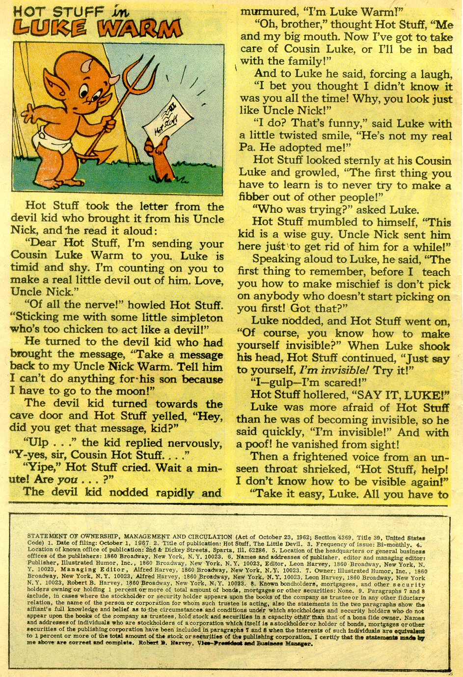 Read online Hot Stuff, the Little Devil comic -  Issue #84 - 26