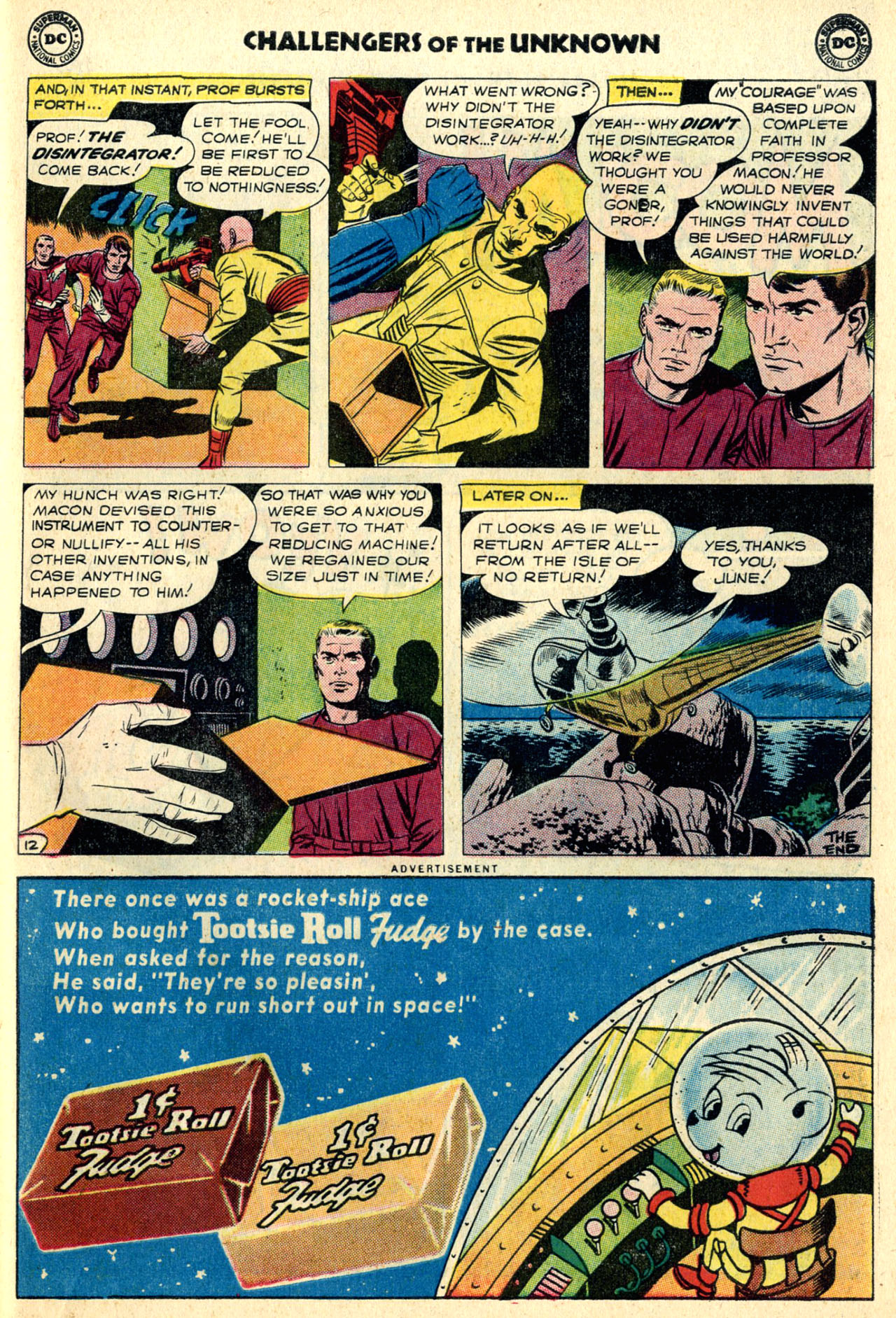 Read online Challengers of the Unknown (1958) comic -  Issue #7 - 31