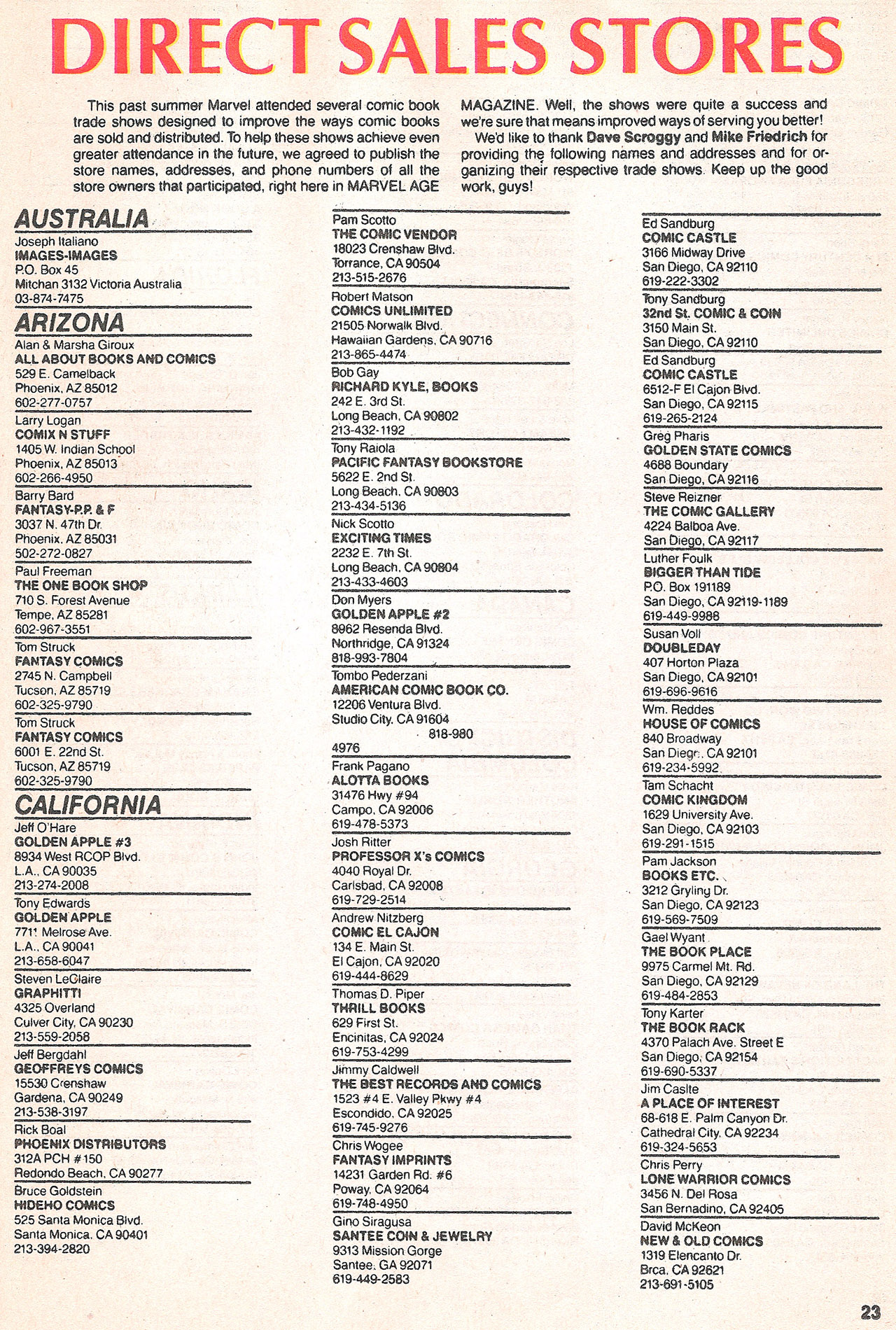 Read online Marvel Age comic -  Issue #51 - 24