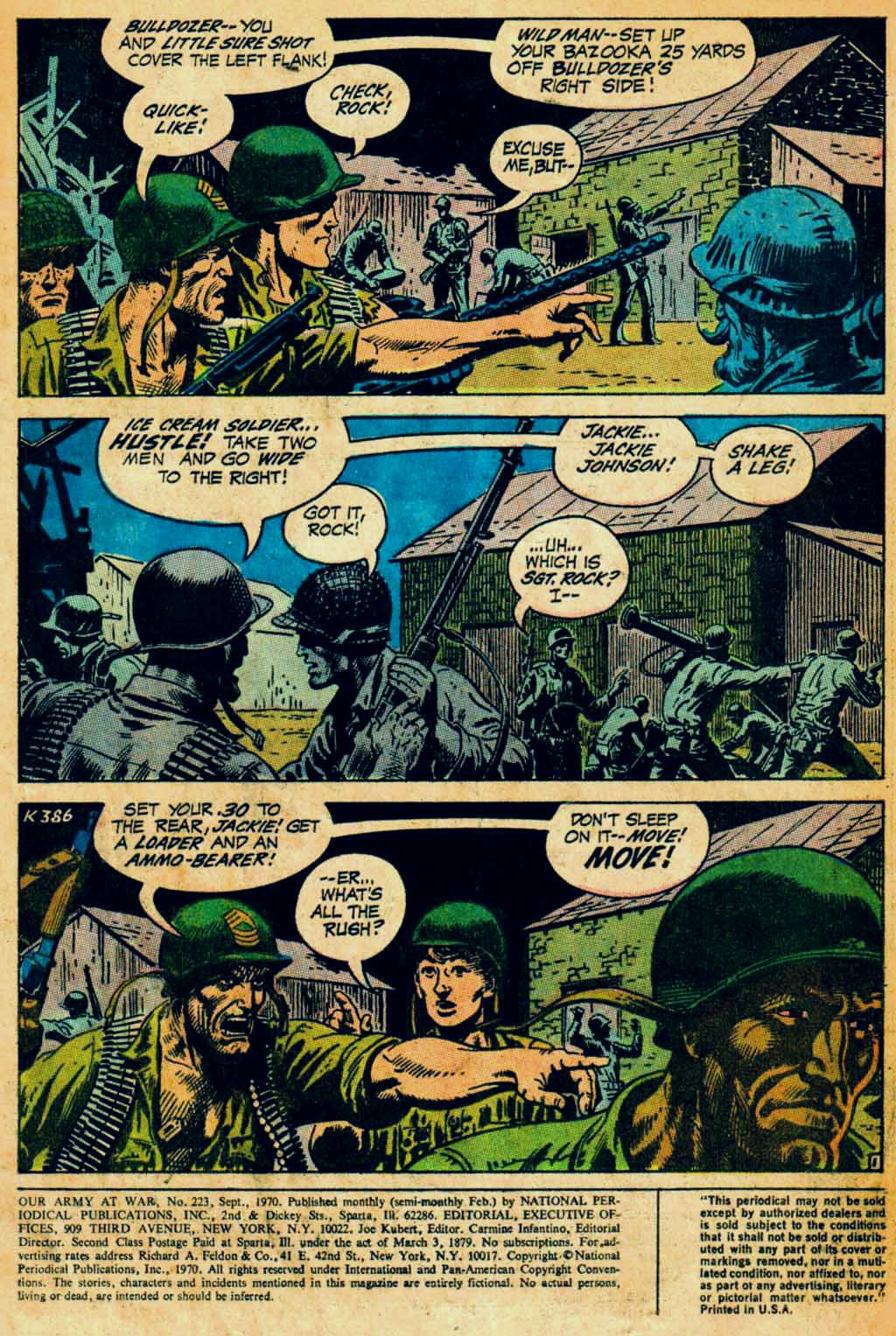 Read online Our Army at War (1952) comic -  Issue #223 - 3