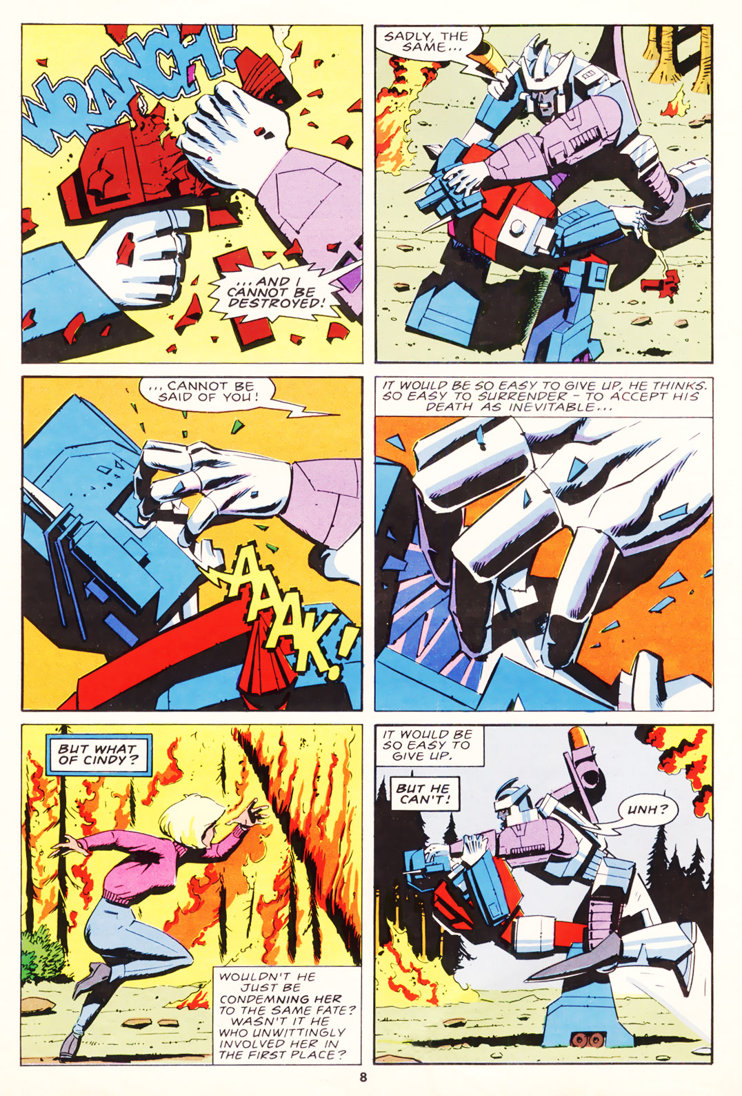 Read online The Transformers (UK) comic -  Issue #116 - 8