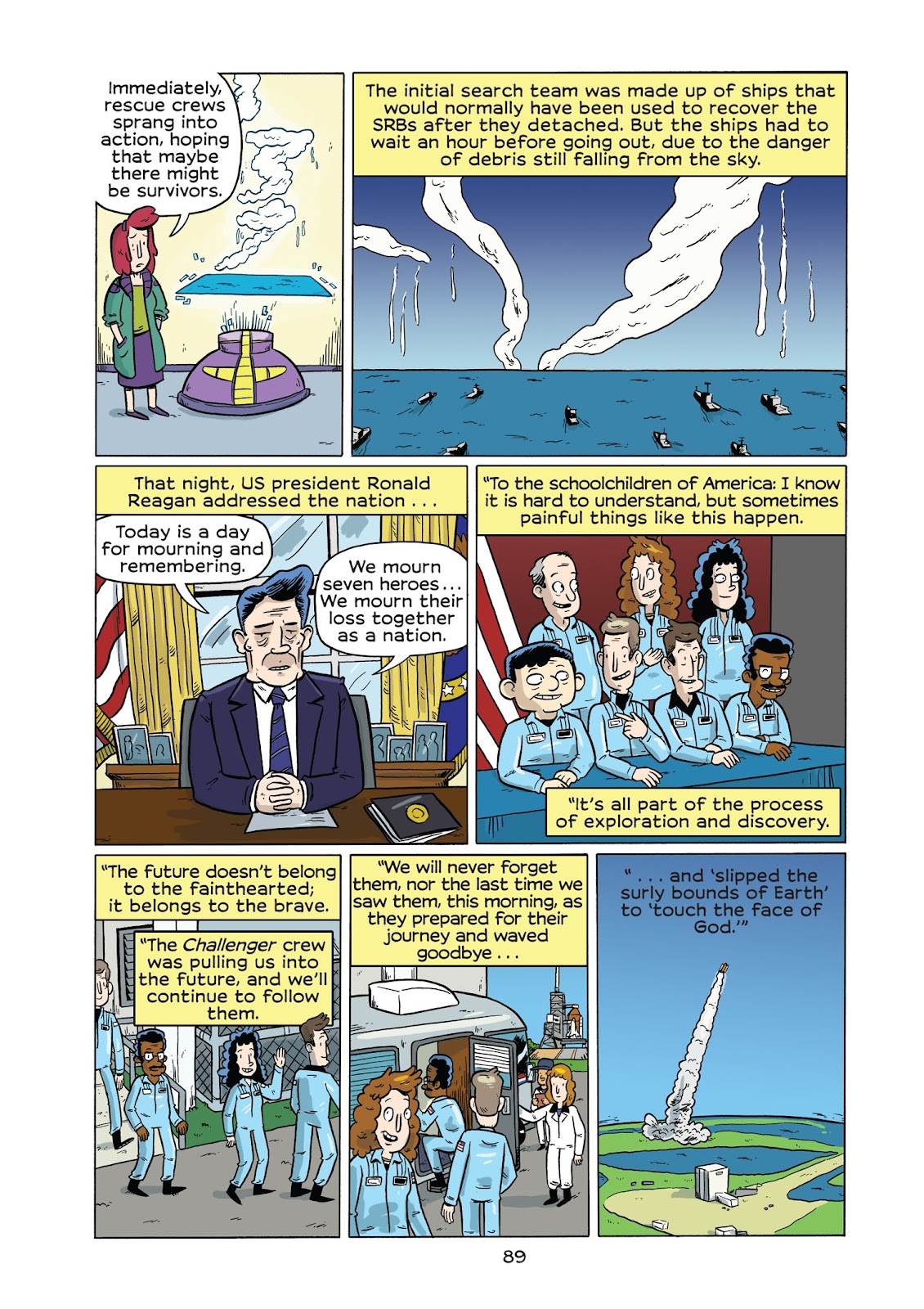 History Comics: The Challenger Disaster: Tragedy in the Skies issue TPB - Page 94