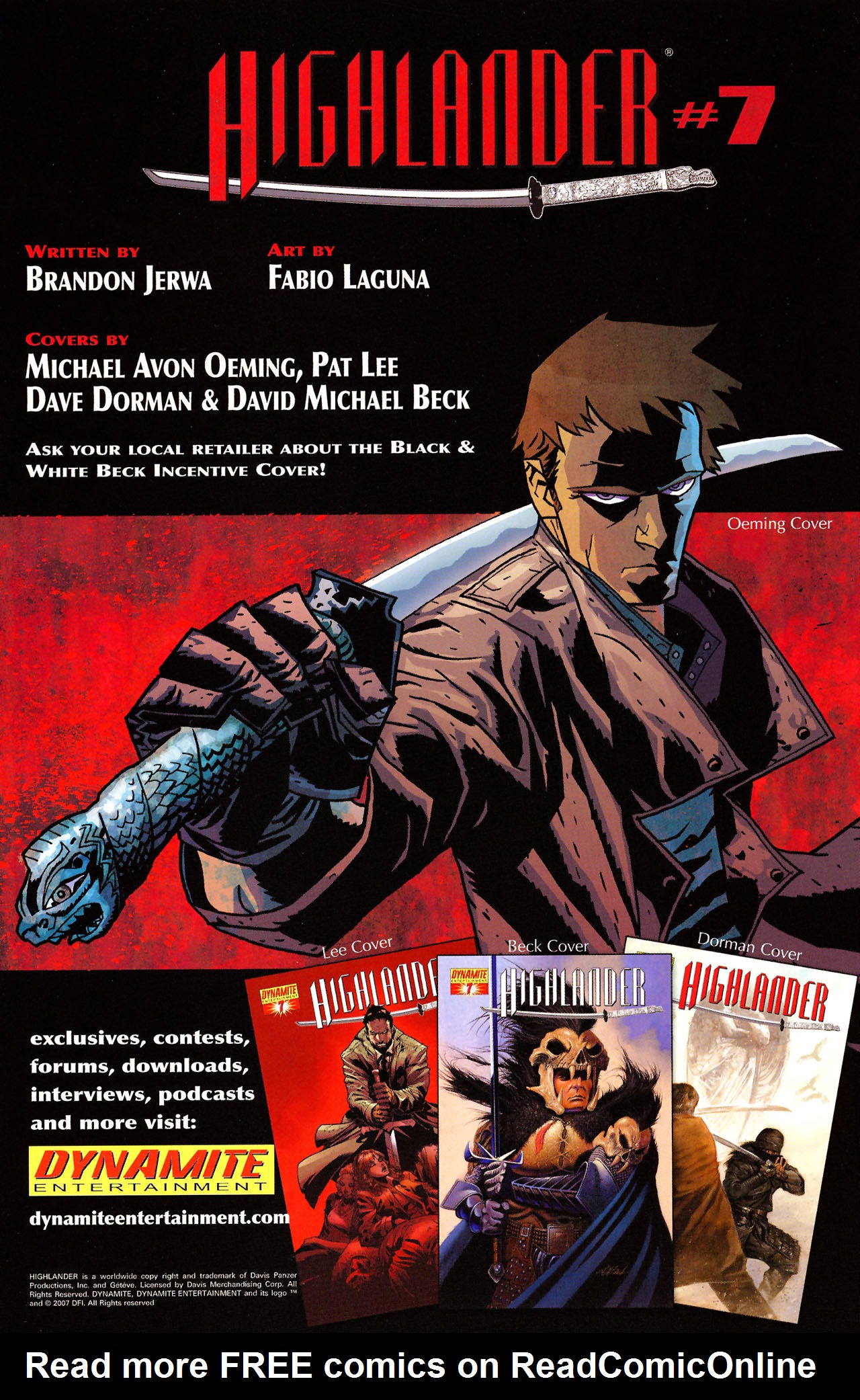 Read online Highlander comic -  Issue #6 - 39