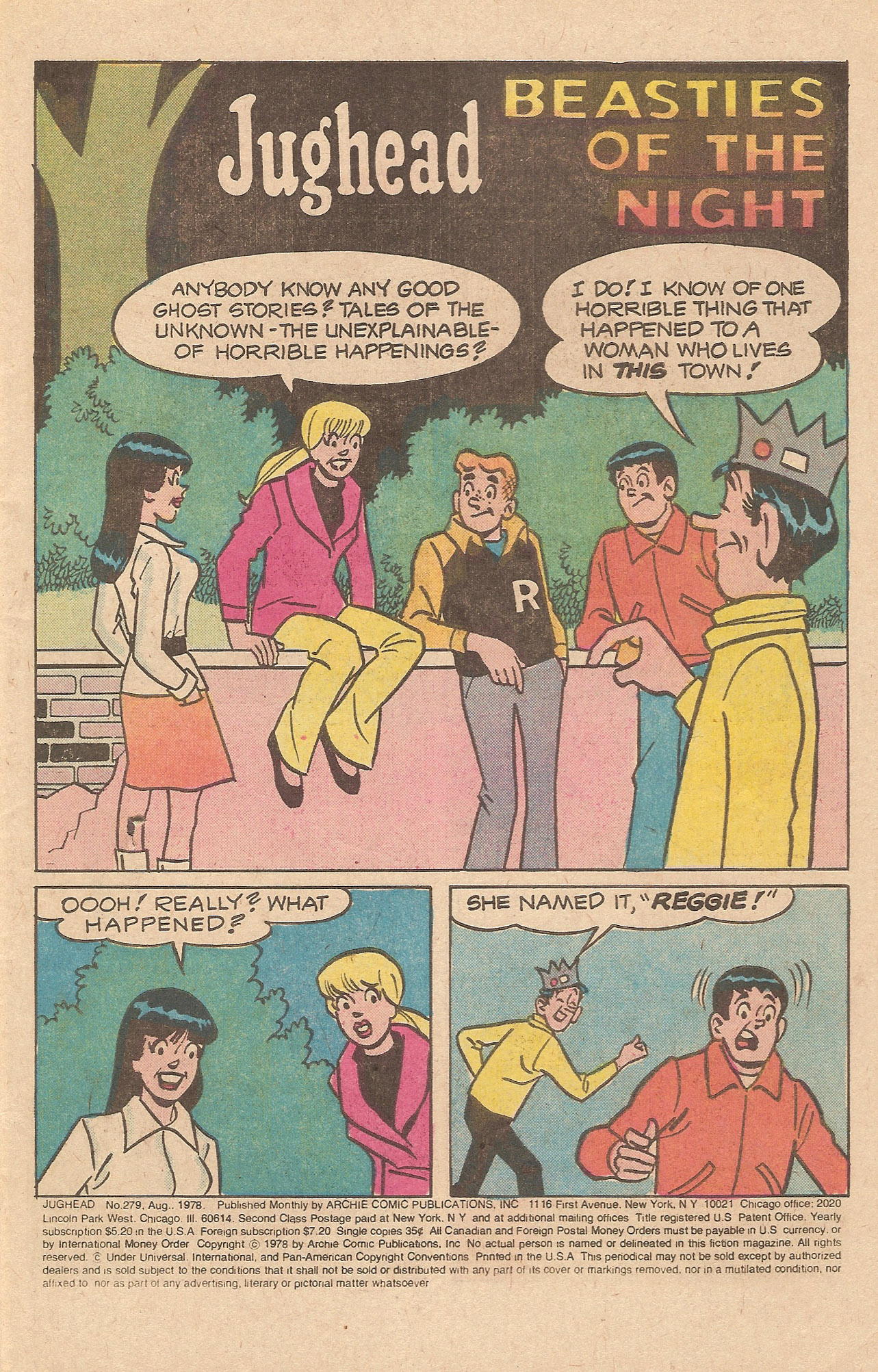 Read online Jughead (1965) comic -  Issue #279 - 3