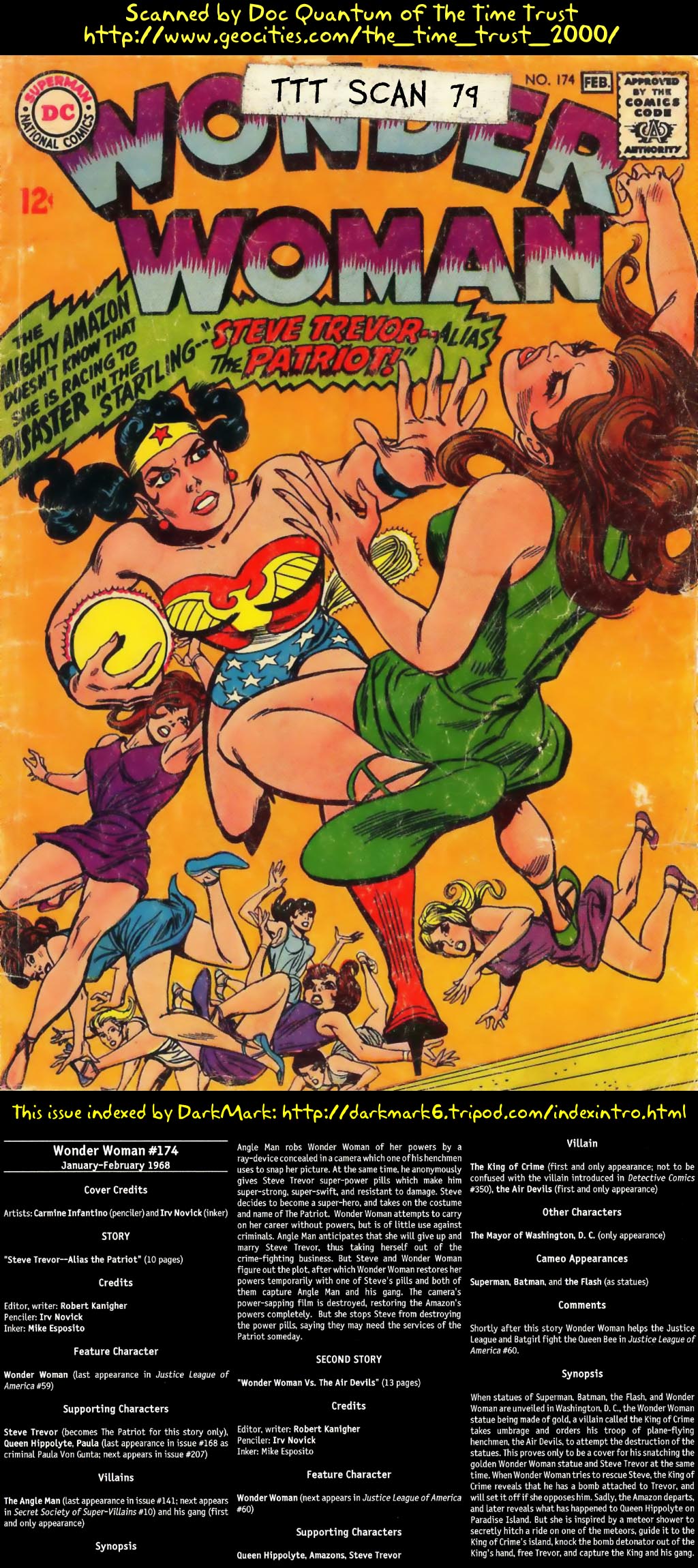 Read online Wonder Woman (1942) comic -  Issue #174 - 1
