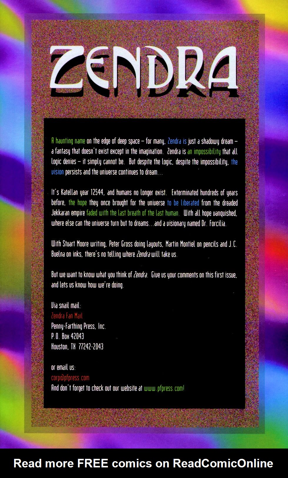 Read online Zendra comic -  Issue #1 - 26