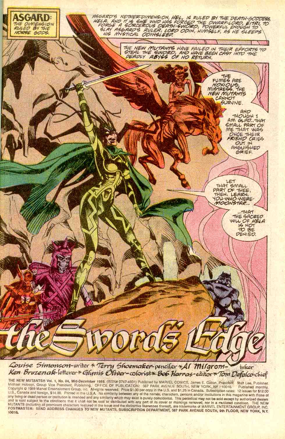 Read online The New Mutants comic -  Issue #84 - 2