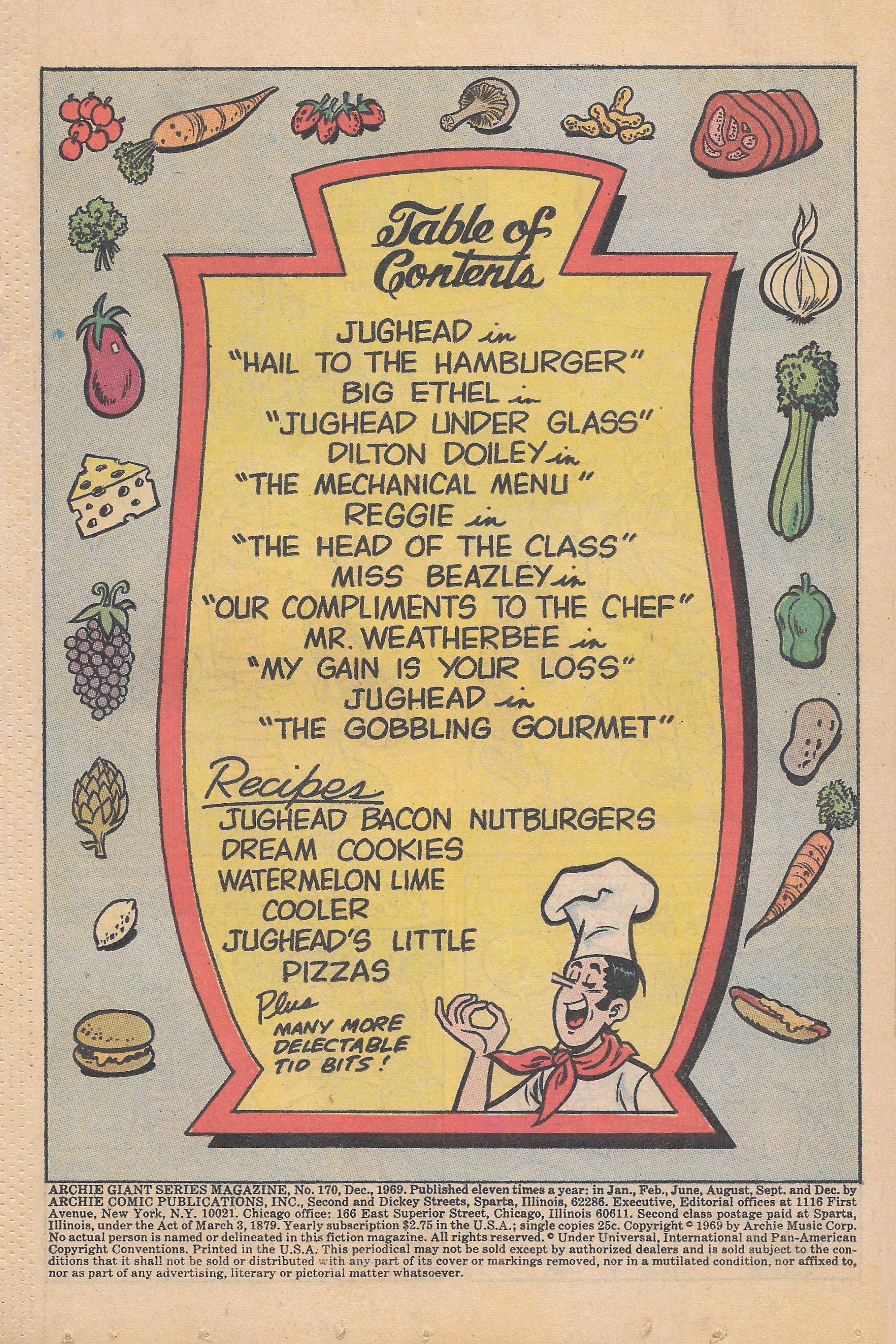 Read online Archie Giant Series Magazine comic -  Issue #170 - 3