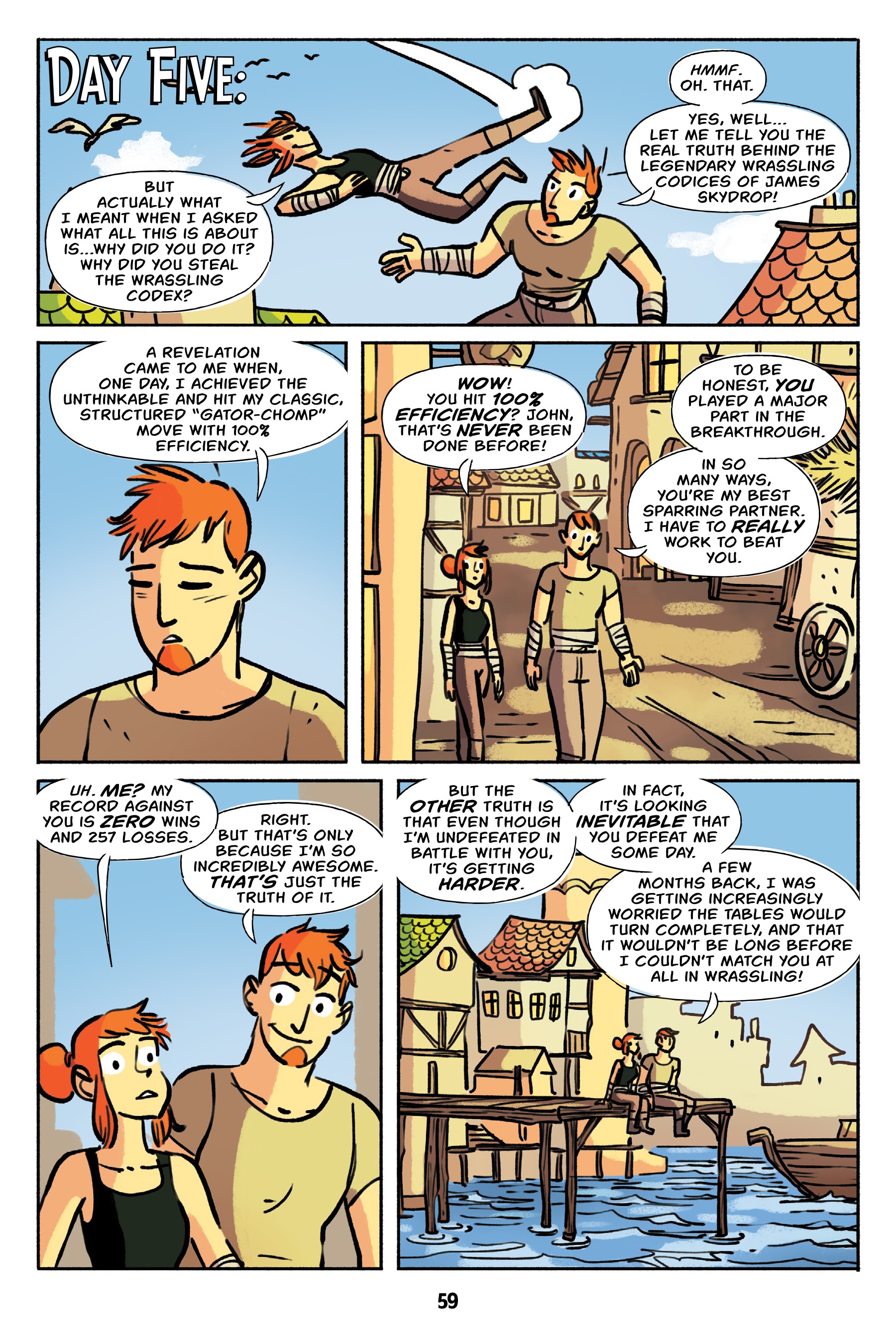 Read online Wrassle Castle comic -  Issue #3 - 60