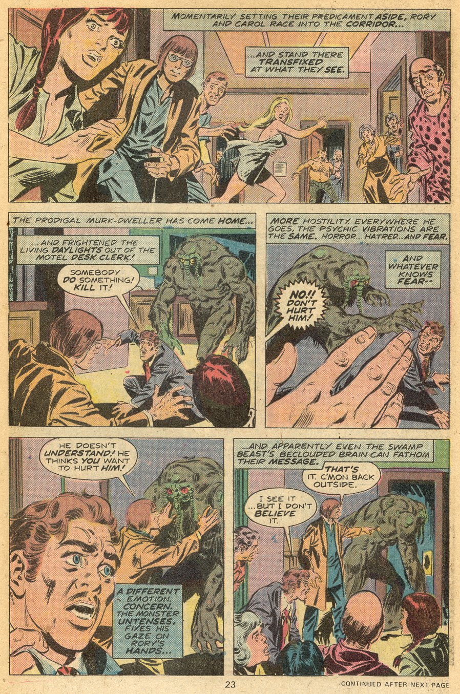 Read online Man-Thing (1974) comic -  Issue #19 - 16