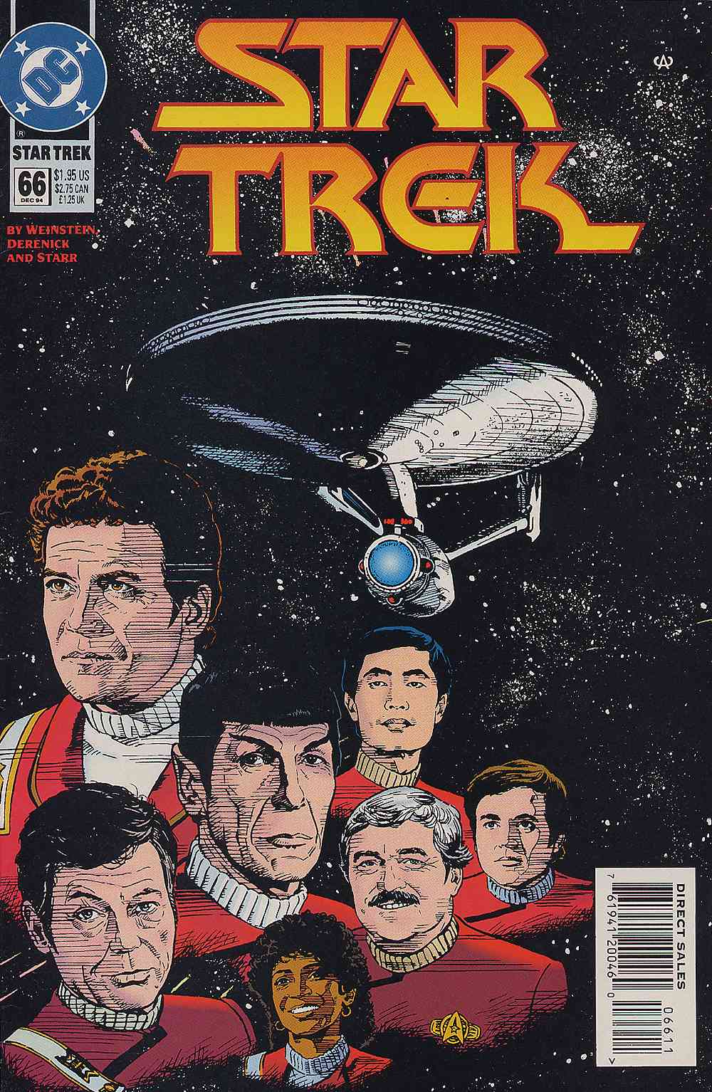 Read online Star Trek (1989) comic -  Issue #66 - 1
