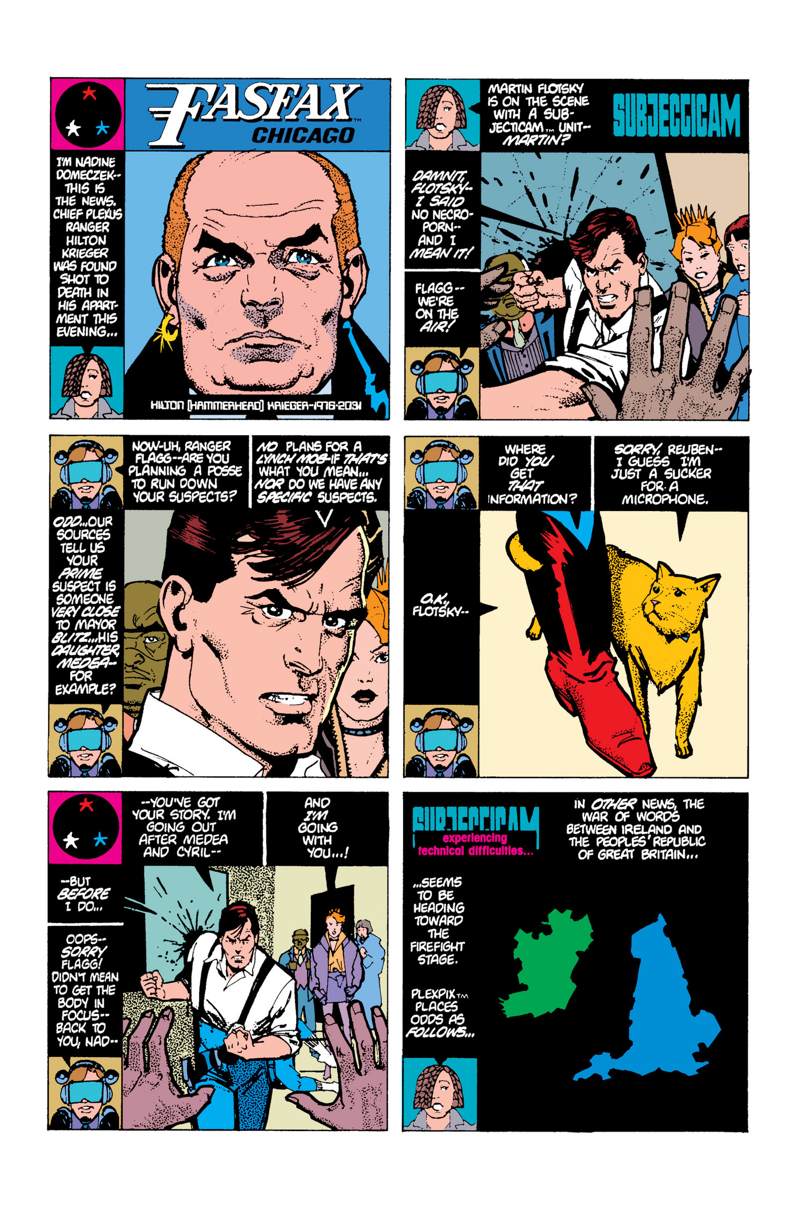 Read online American Flagg! comic -  Issue # _Definitive Collection (Part 1) - 85