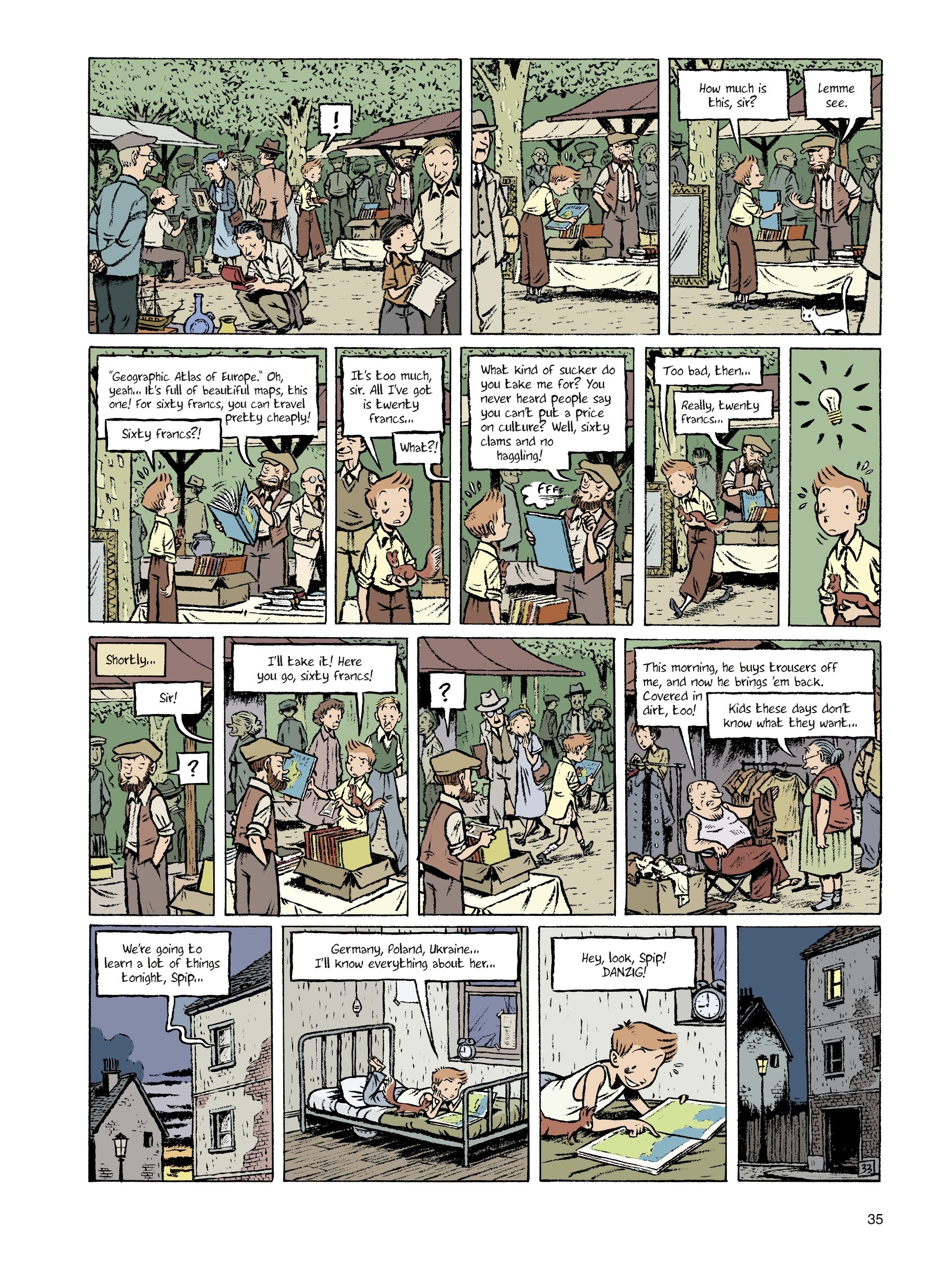 Read online Spirou: The Diary of a Naive Young Man comic -  Issue # TPB - 35