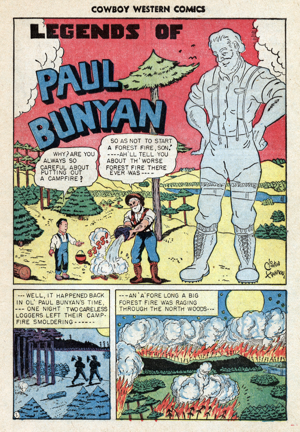 Read online Cowboy Western Comics (1948) comic -  Issue #25 - 29