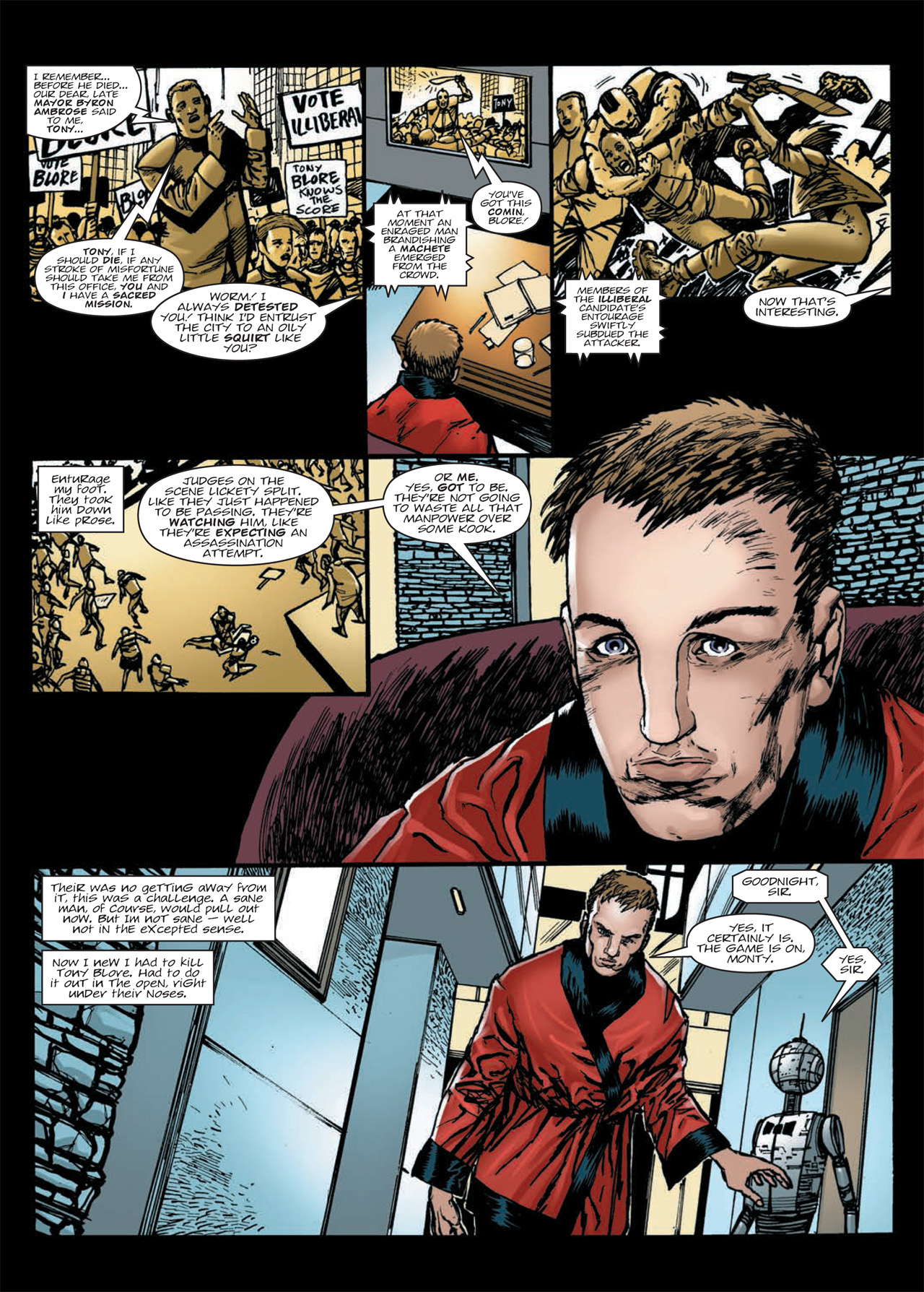 Read online Judge Dredd: Day of Chaos - The Fourth Faction comic -  Issue # TPB (Part 2) - 70