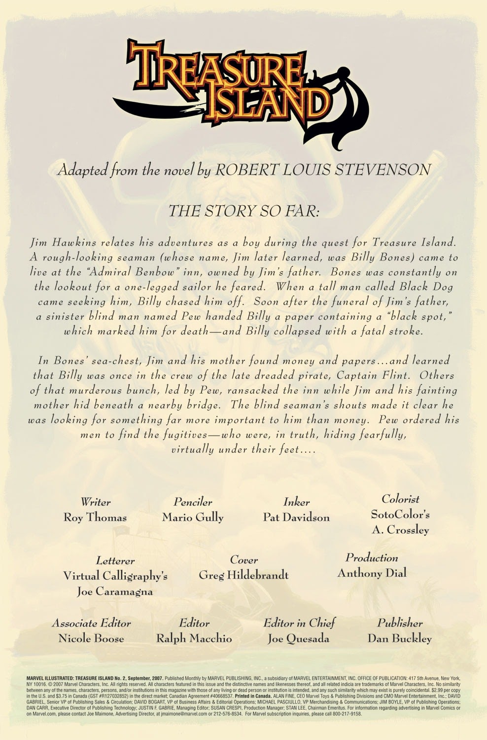 Read online Treasure Island comic -  Issue #2 - 2