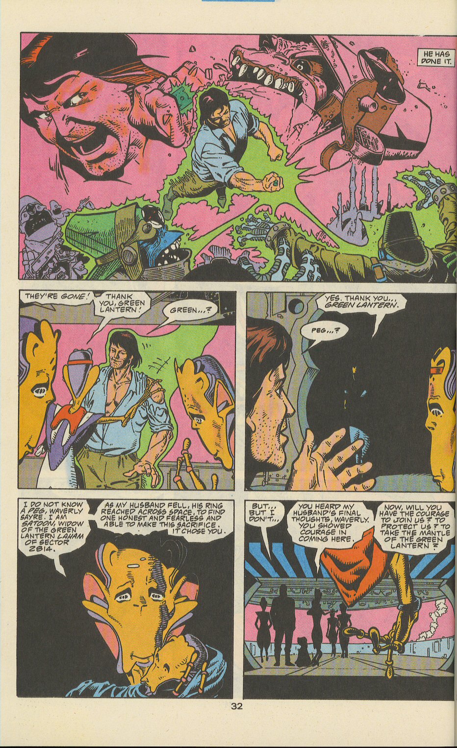 Read online Green Lantern Corps Quarterly comic -  Issue #2 - 33
