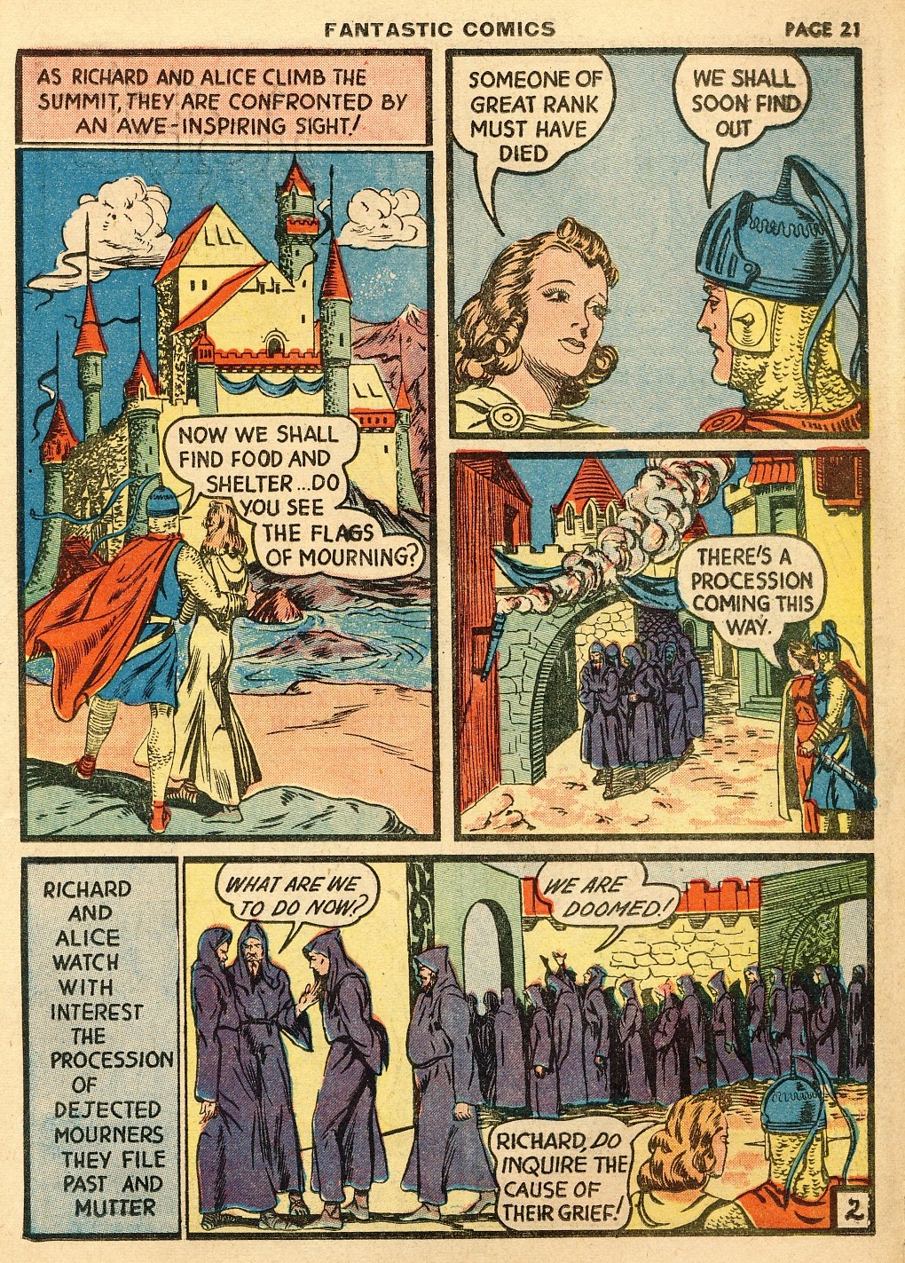 Read online Fantastic Comics comic -  Issue #10 - 22