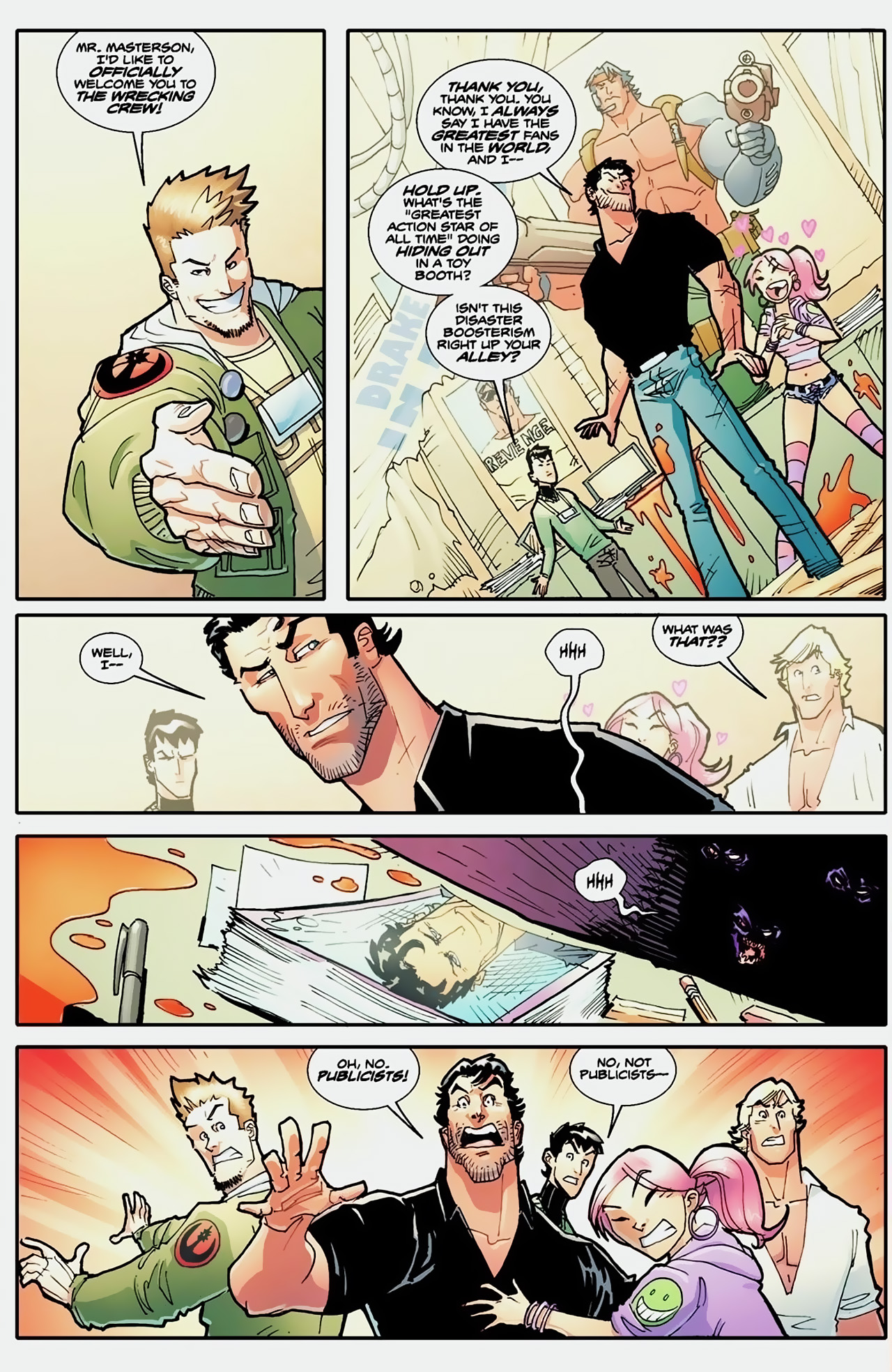 Read online Fanboys vs. Zombies comic -  Issue #2 - 16