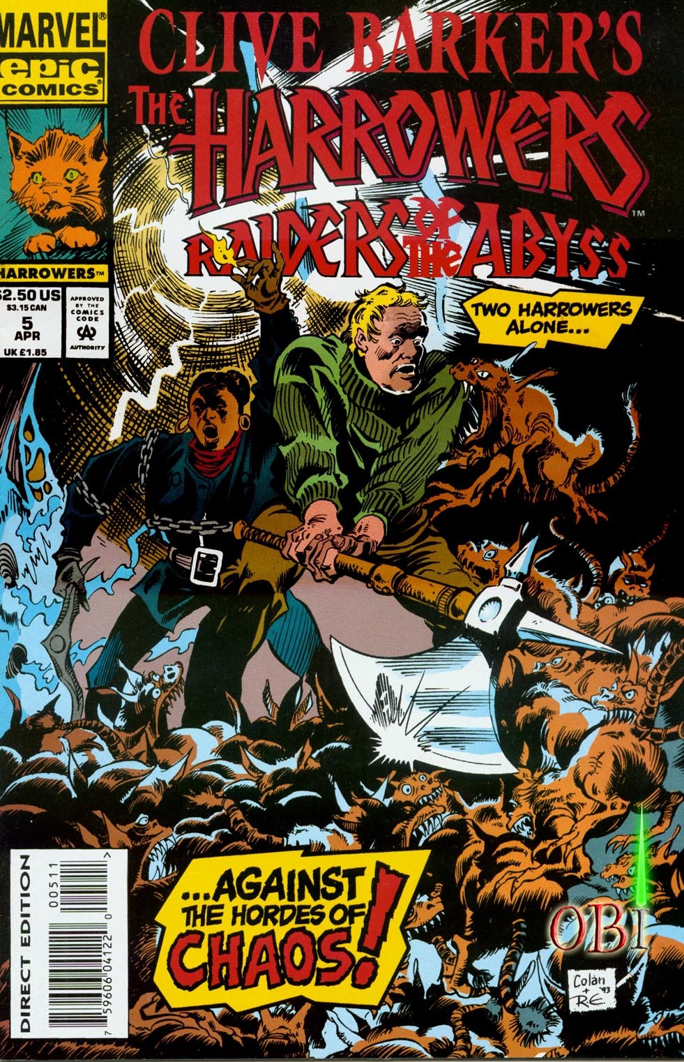 Read online Clive Barker's The Harrowers comic -  Issue #5 - 1