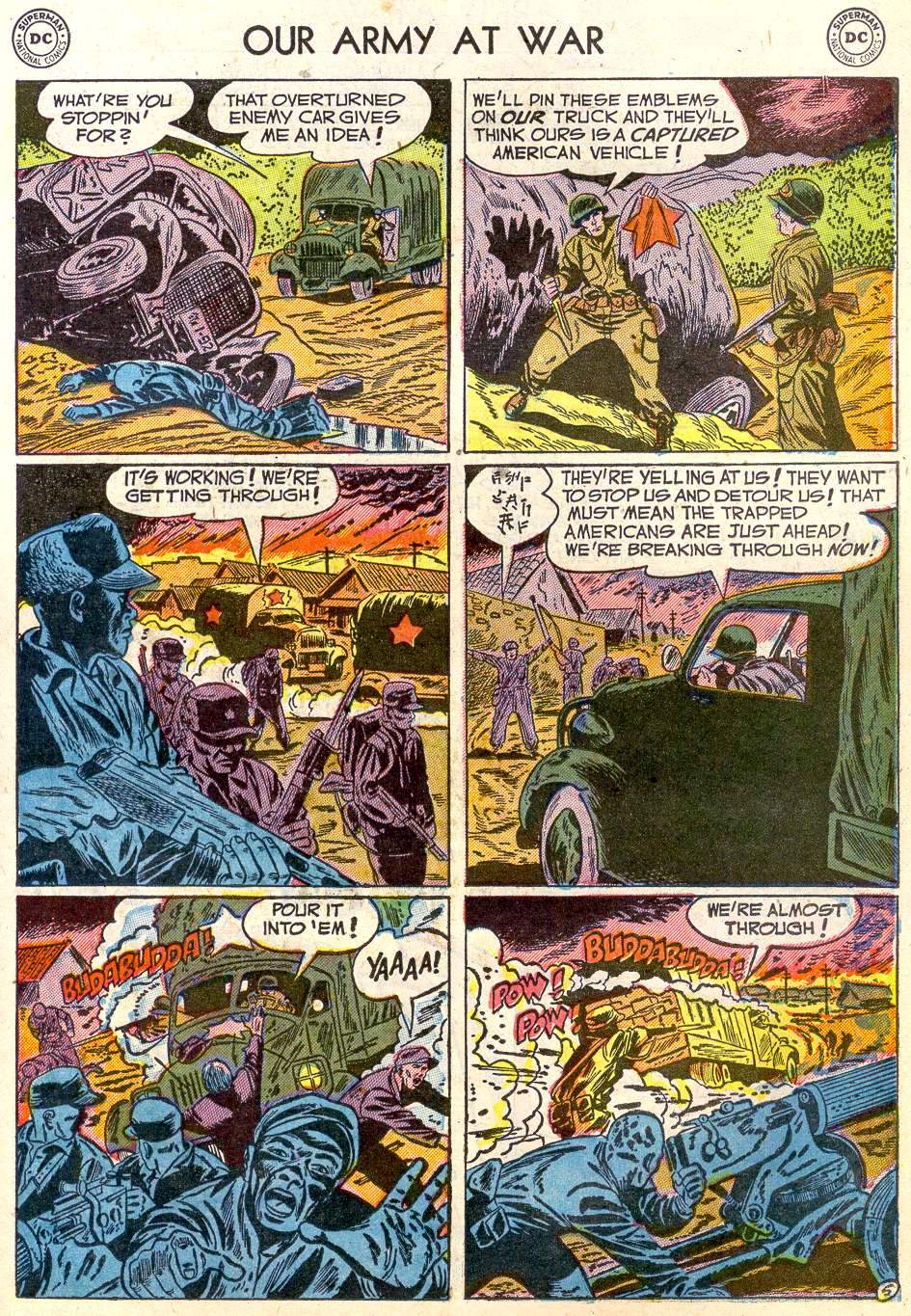 Read online Our Army at War (1952) comic -  Issue #9 - 23