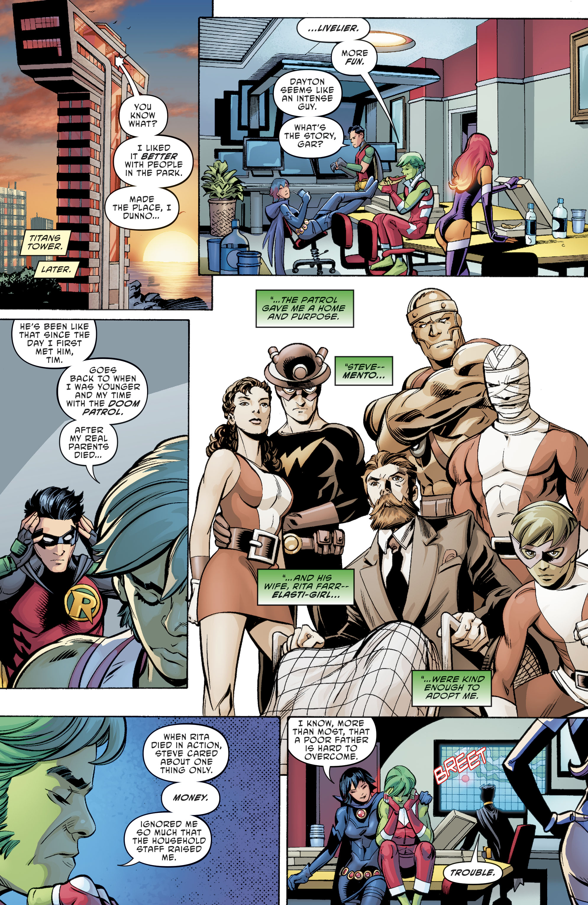 Read online Titans: Burning Rage comic -  Issue #4 - 9