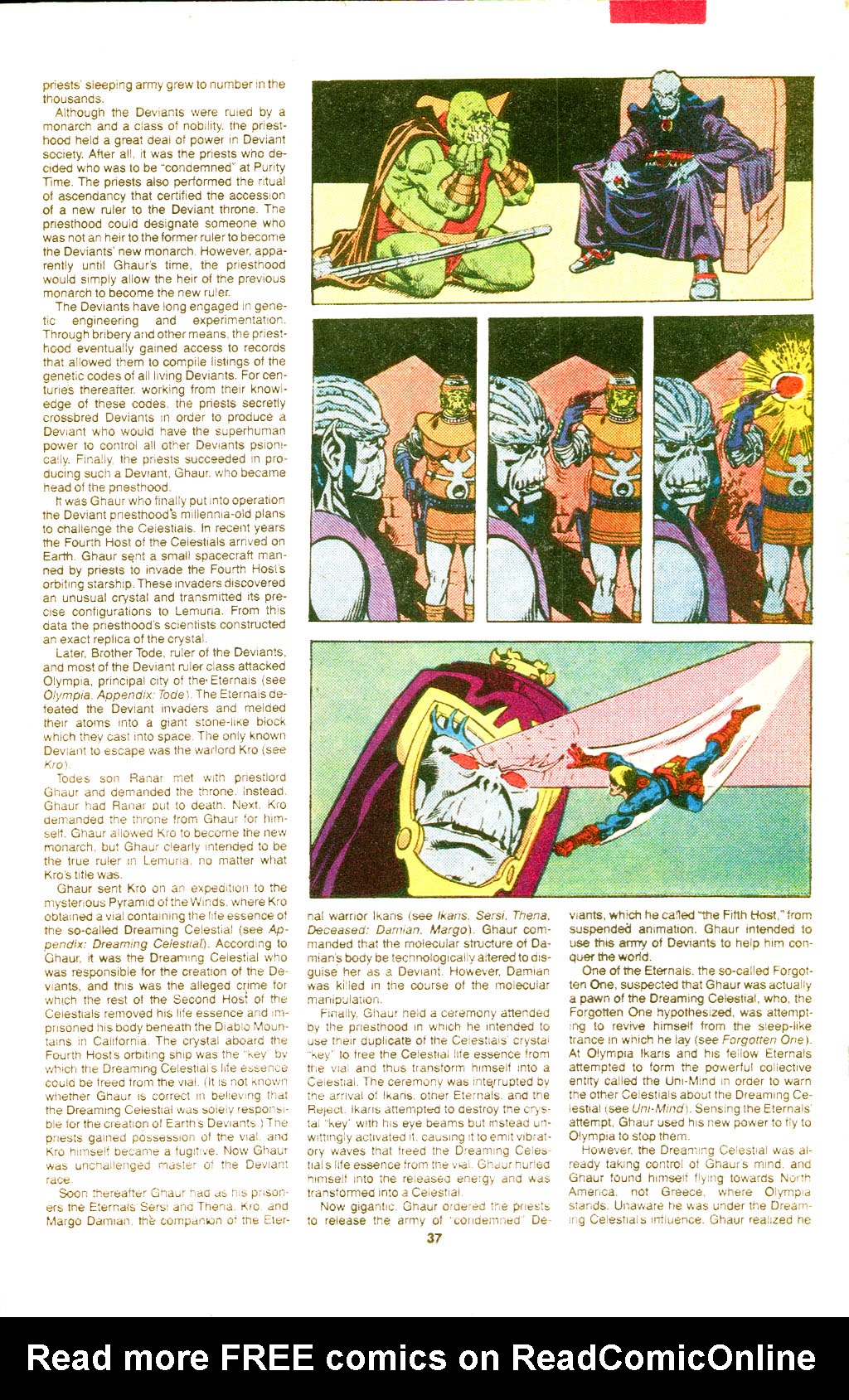 Read online The Official Handbook of the Marvel Universe Deluxe Edition comic -  Issue #17 - 39