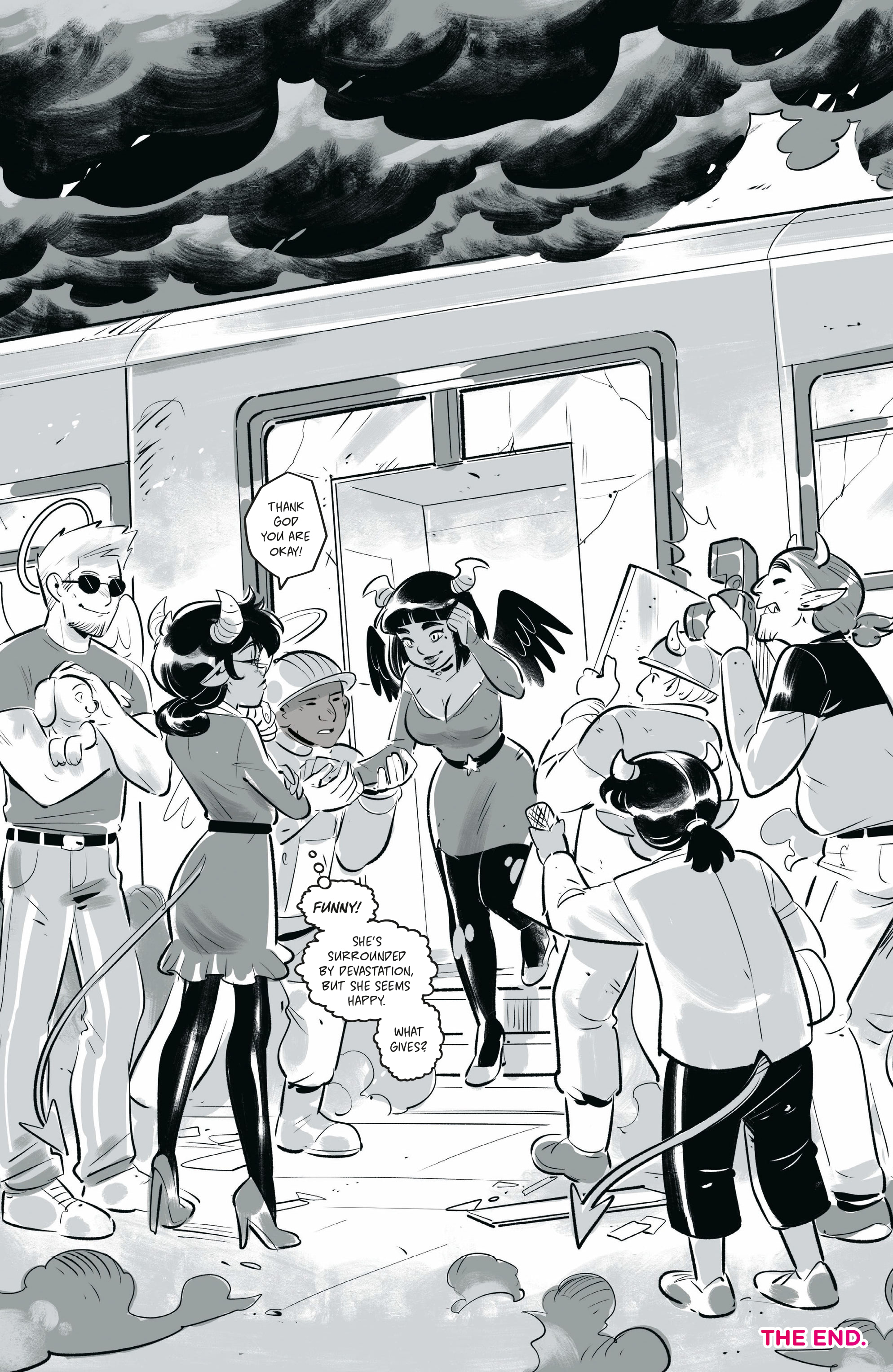 Read online Mirka Andolfo's Sweet Paprika: Black White & Pink (One-Shot) comic -  Issue # Full - 17