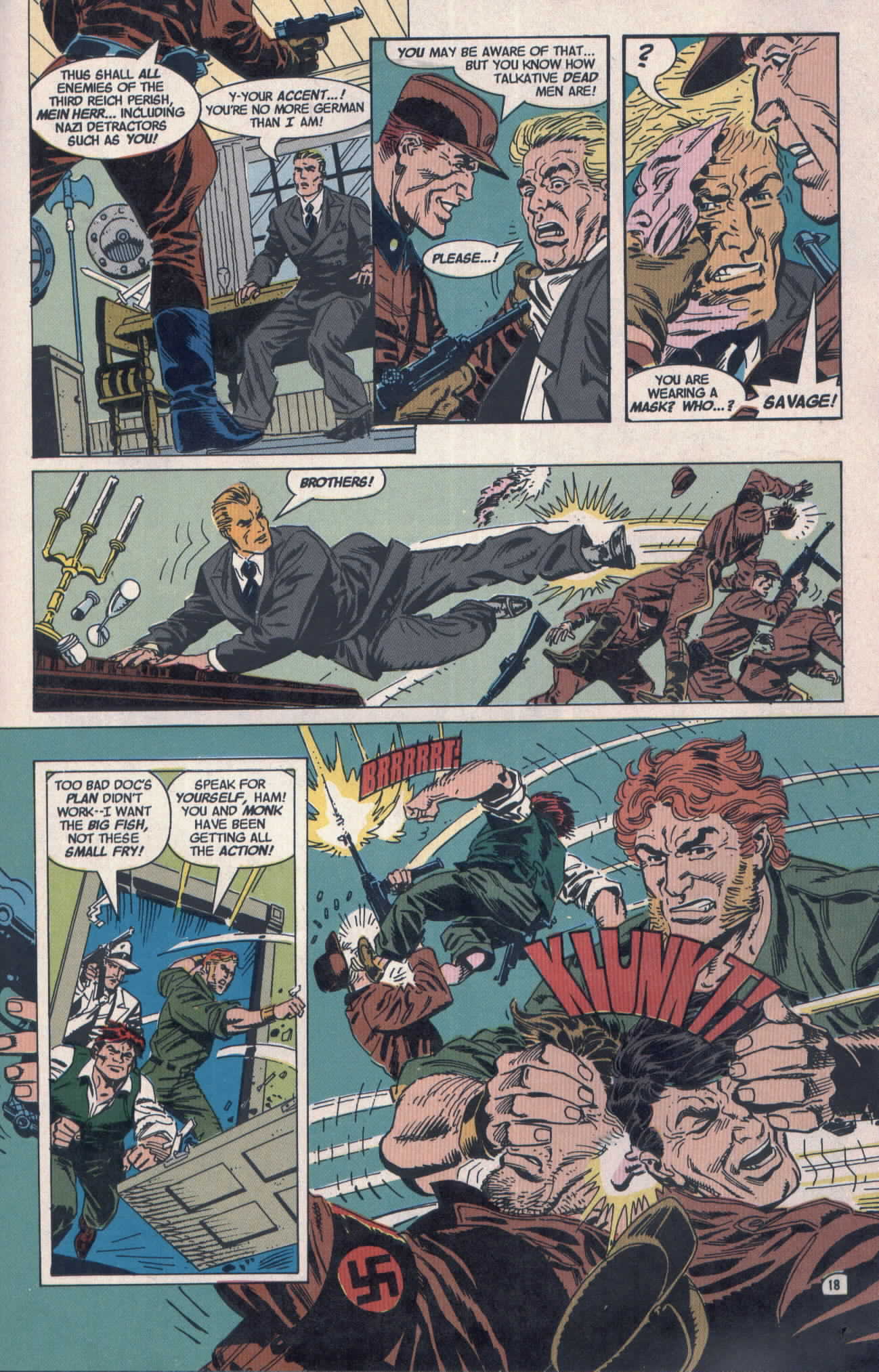 Read online Doc Savage (1988) comic -  Issue #18 - 19