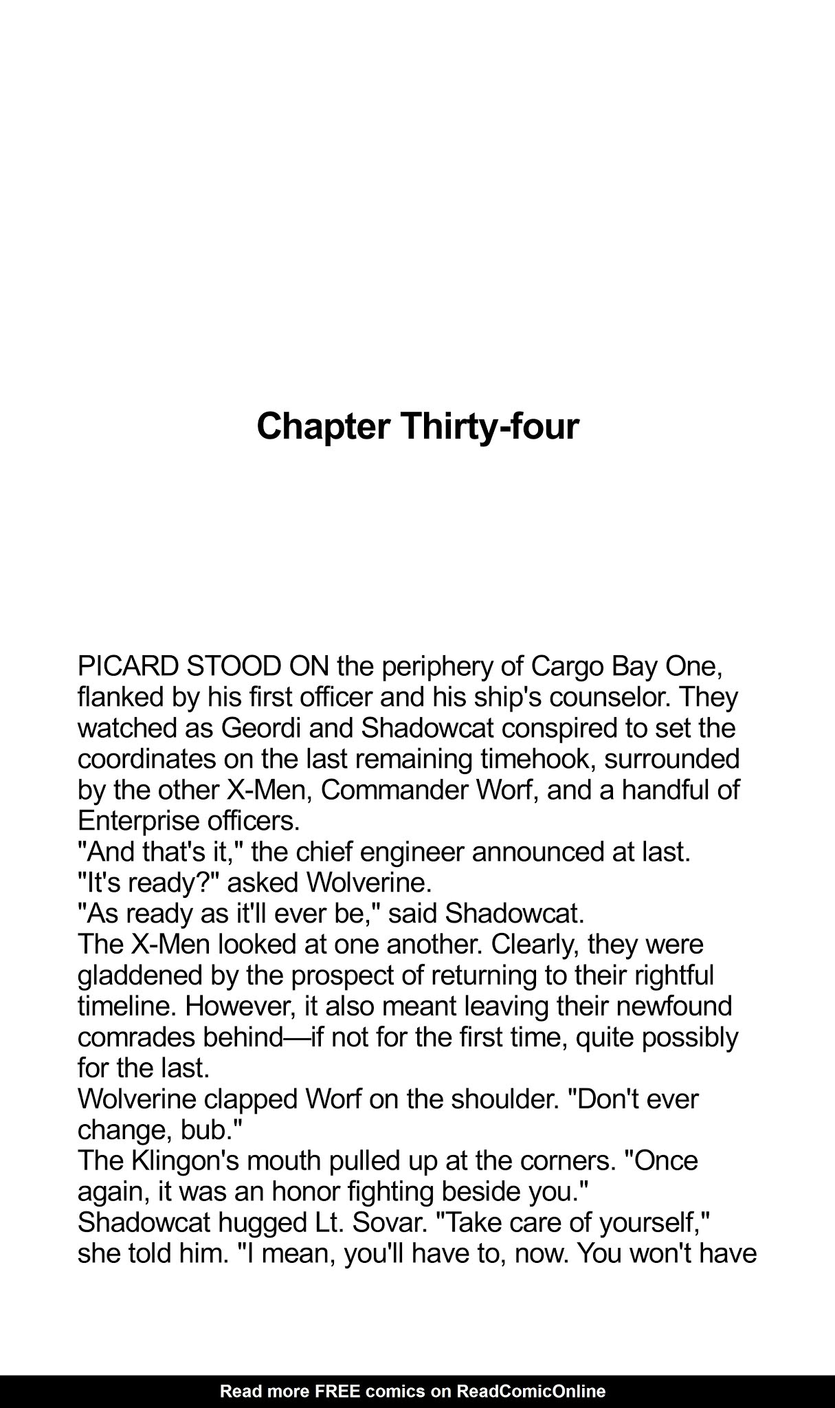 Read online Star Trek: The Next Generation/X-Men: Planet X comic -  Issue # TPB (Part 3) - 55