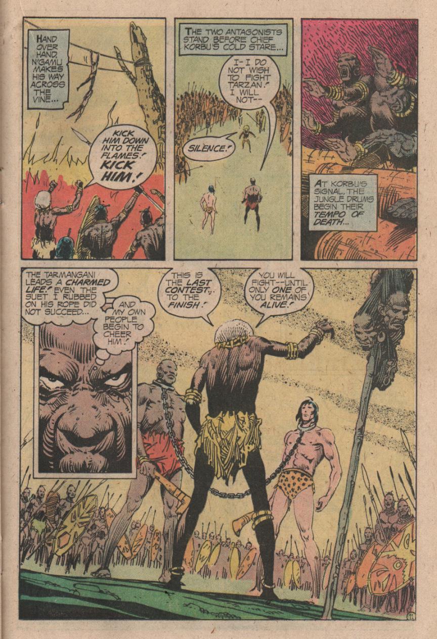 Read online Tarzan (1972) comic -  Issue #239 - 12