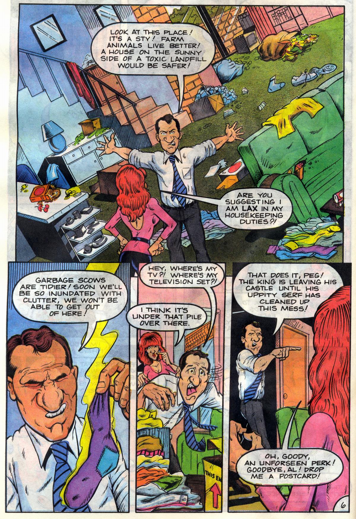 Read online Married... with Children (1991) comic -  Issue #6 - 7