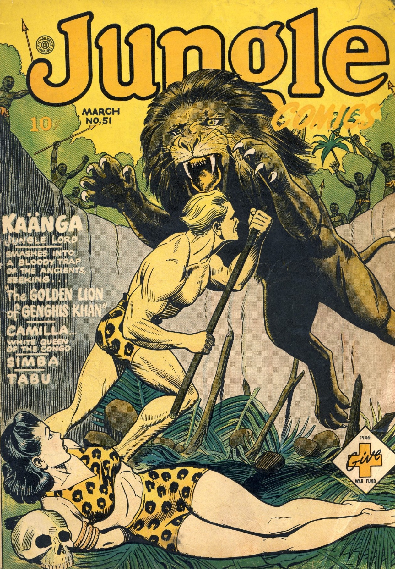 Read online Jungle Comics comic -  Issue #51 - 1