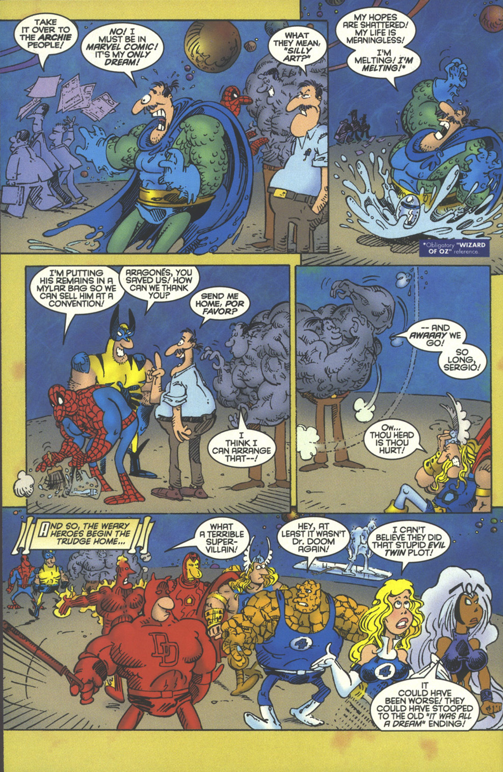 Read online Sergio Aragonés Massacres Marvel comic -  Issue # Full - 48