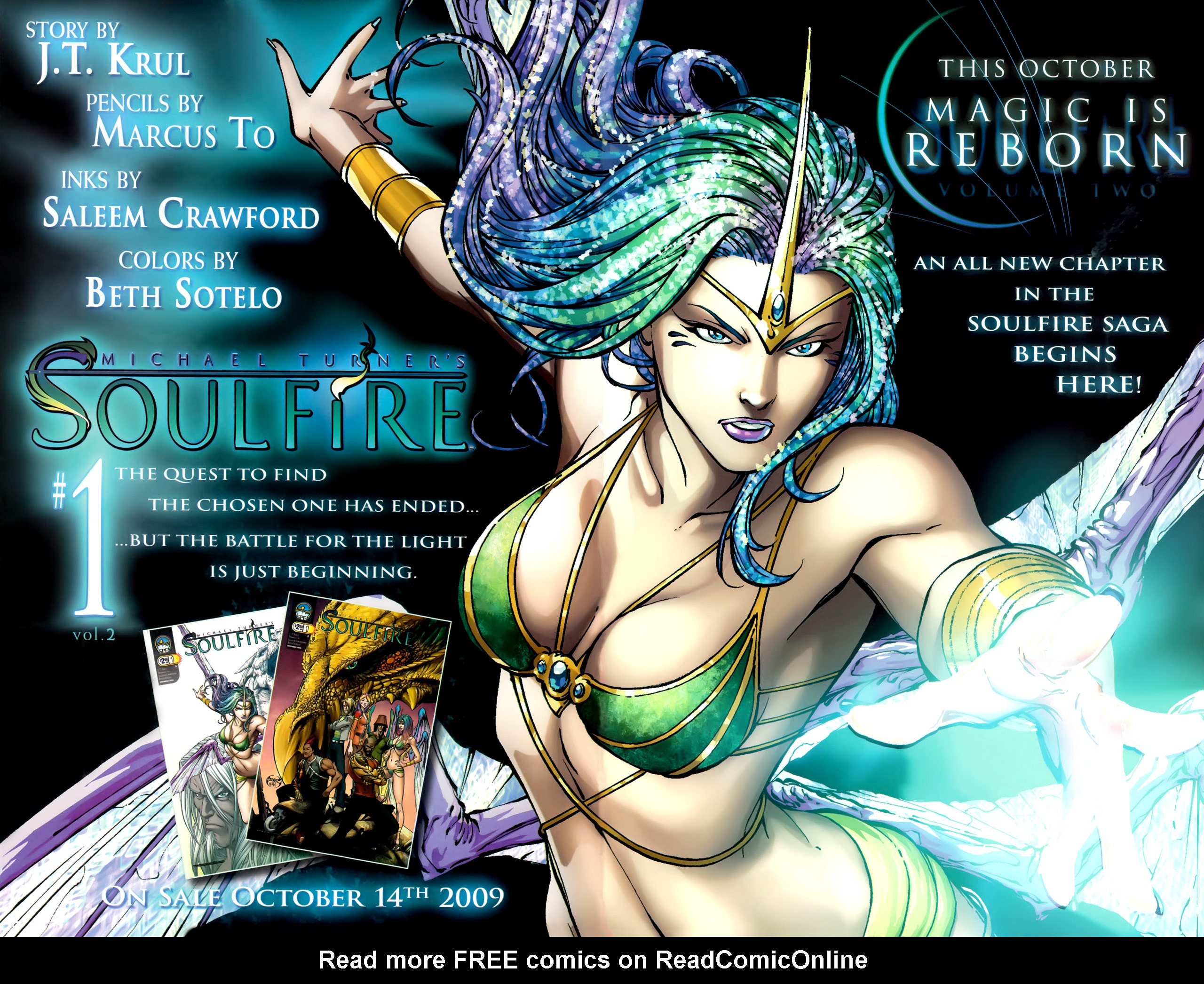 Read online Michael Turner's Soulfire (2009) comic -  Issue #0 - 17
